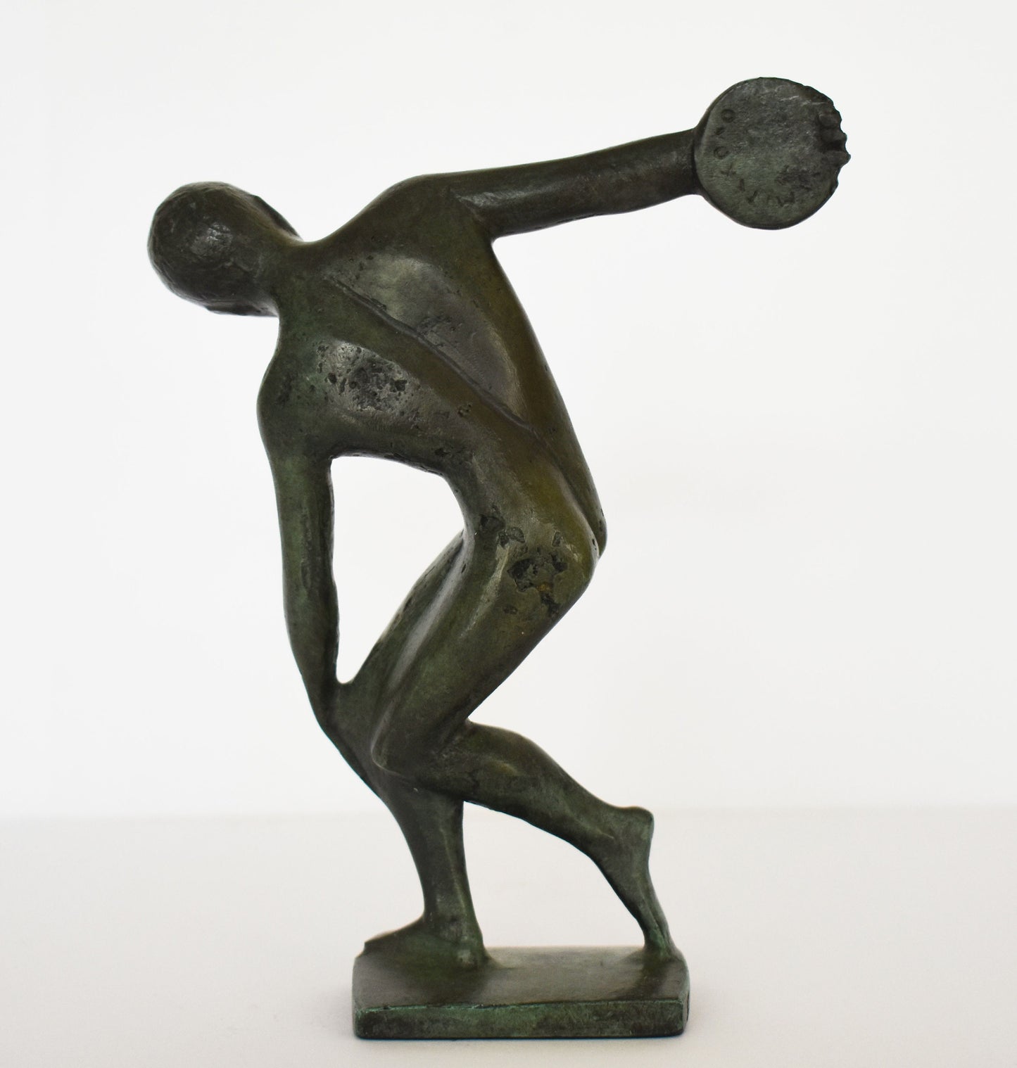 Discobolus of Myron - Discus Thrower - Ancient Greek Olympic Games - pure Bronze Sculpture