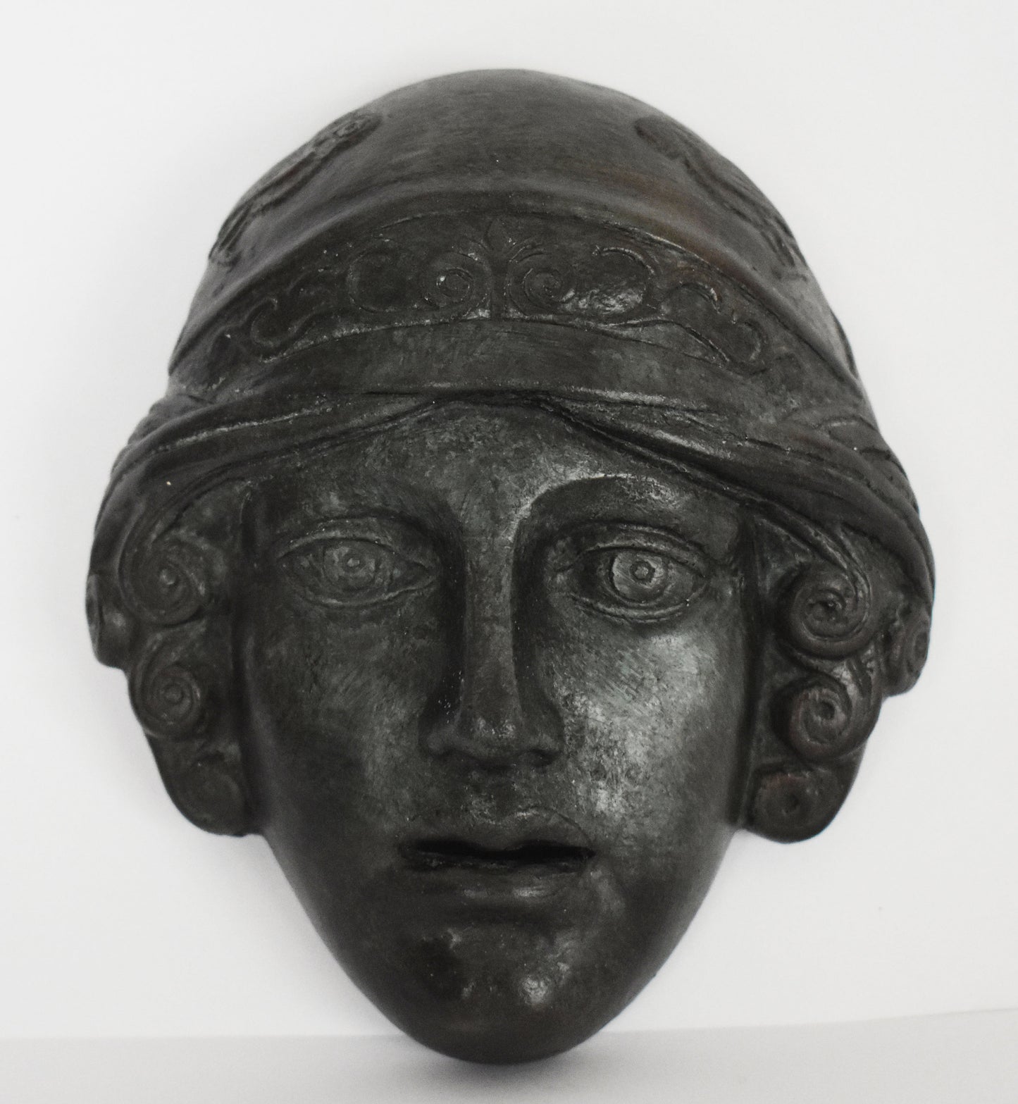 Athena Mask - Goddes of Wisdom, Strength, Strategy, Courage, Inspiration, Arts, Crafts - Small - Wall Decoration - Bronze Colour Effect