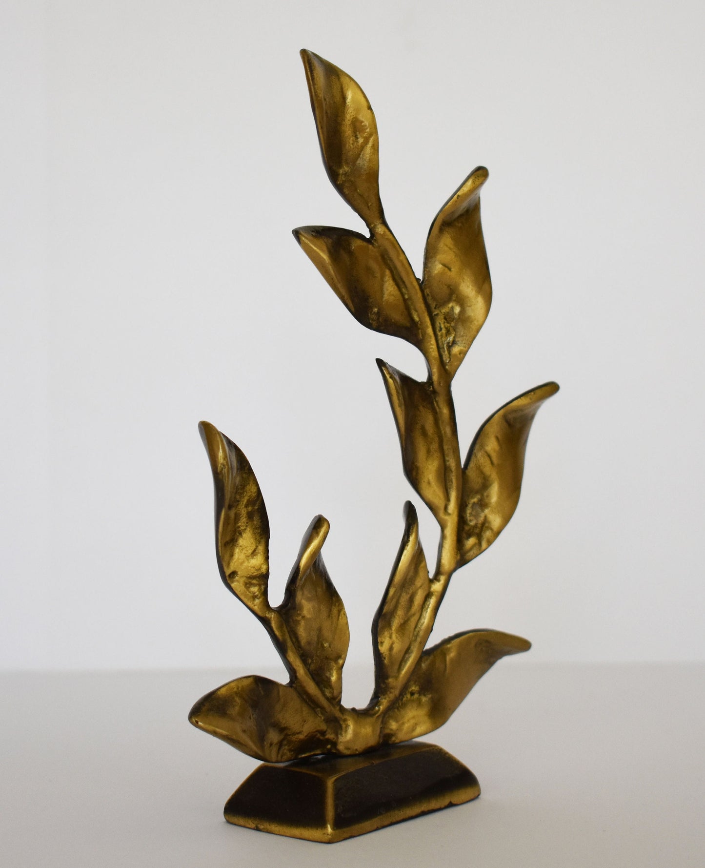 Olive Branch - Ancient Greek Symbol of Peace and Victory - Olympic Games Prize - pure bronze  statue