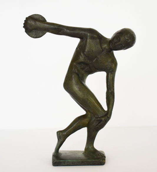 Discobolus of Myron - Discus Thrower - Ancient Greek Olympic Games - pure Bronze Sculpture