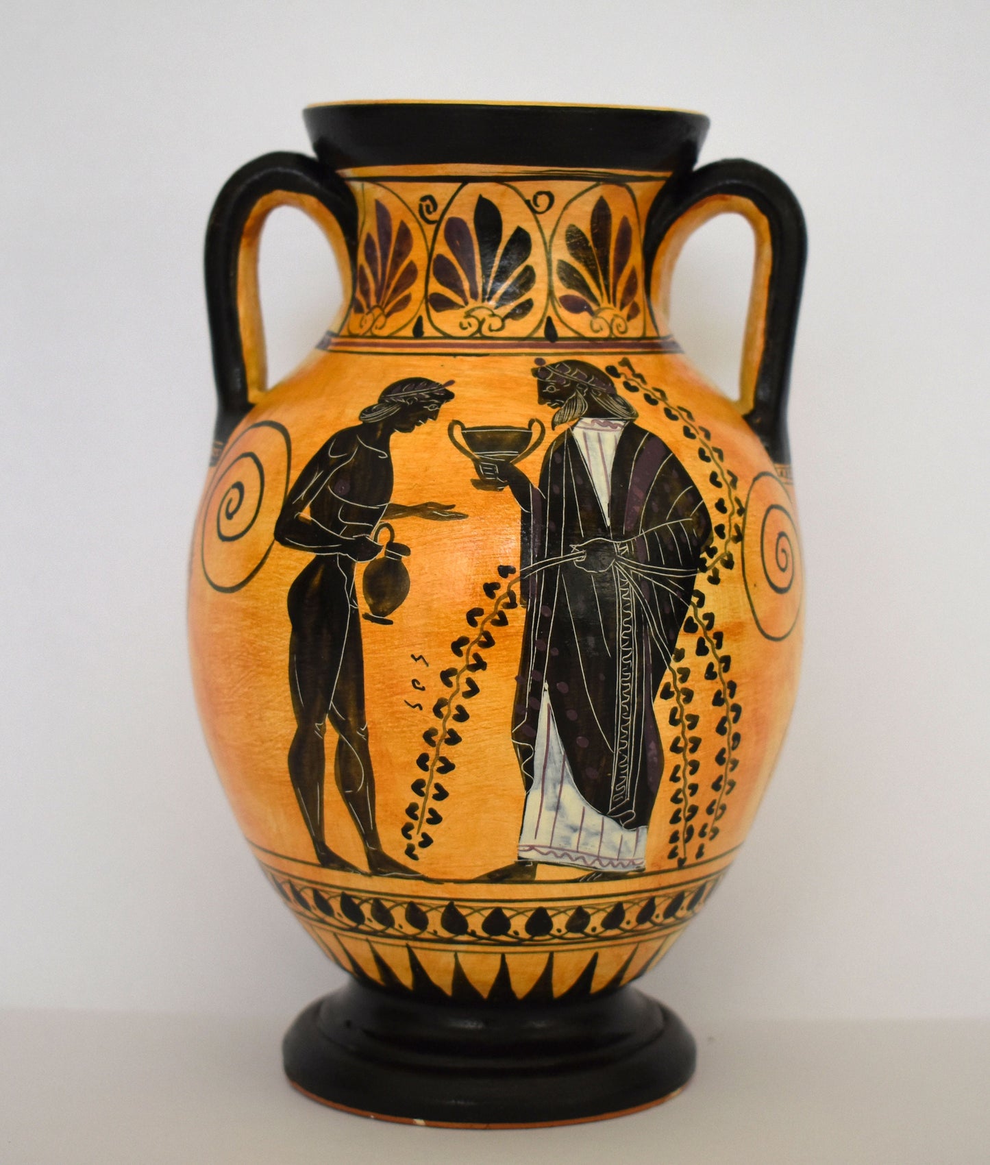 Achilles slaying Penthesilea - King of  Myrmidons and Amazonian queen - Black-figured Amphora - 530 BC - Exekias - British Museum - Replica