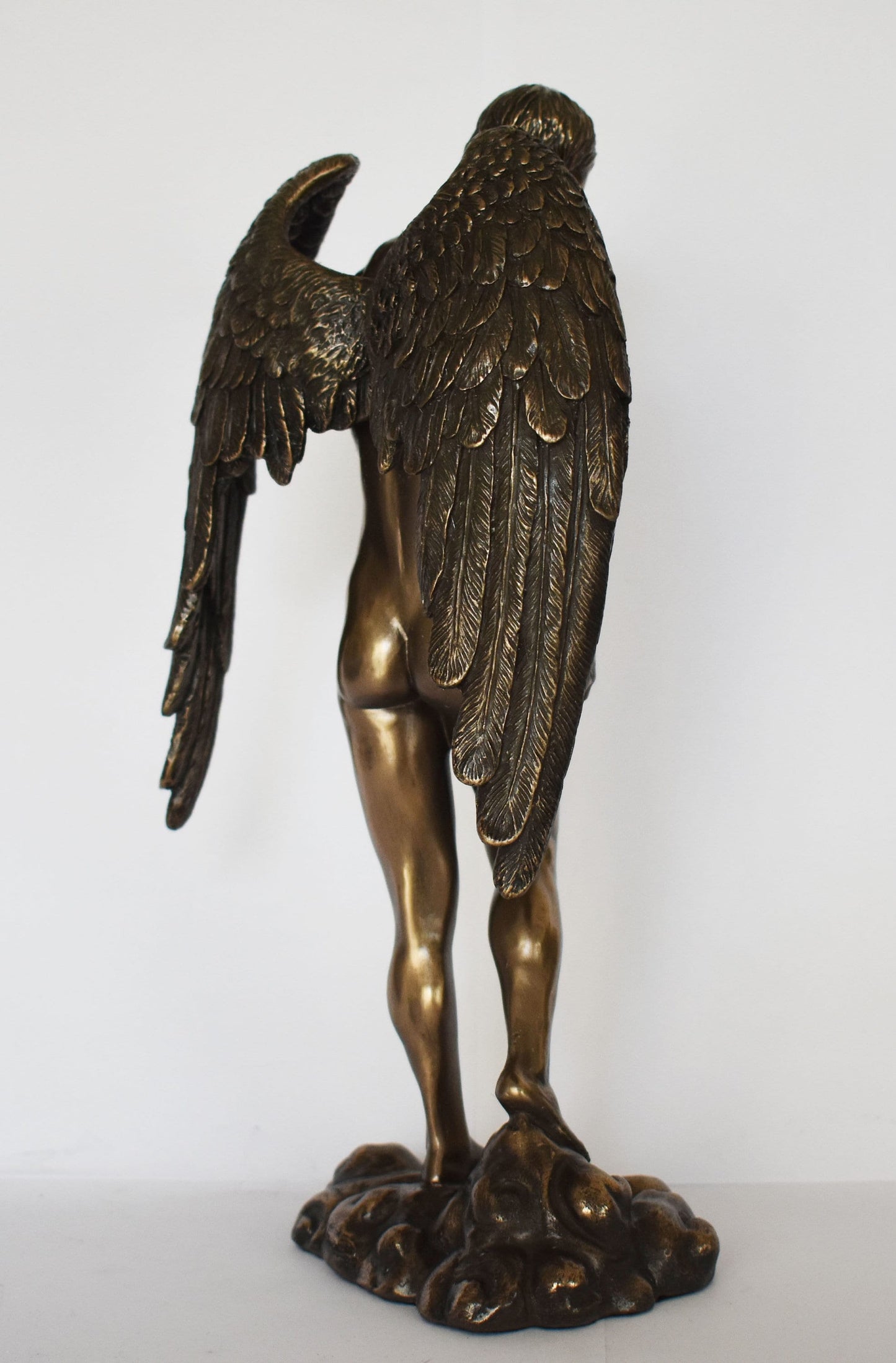 Fallen Angel - Cast Out of Heaven or Sinned - Rebellious conduct against God - Tempt Humans to Lawlessness - Cold Cast Bronze Resin