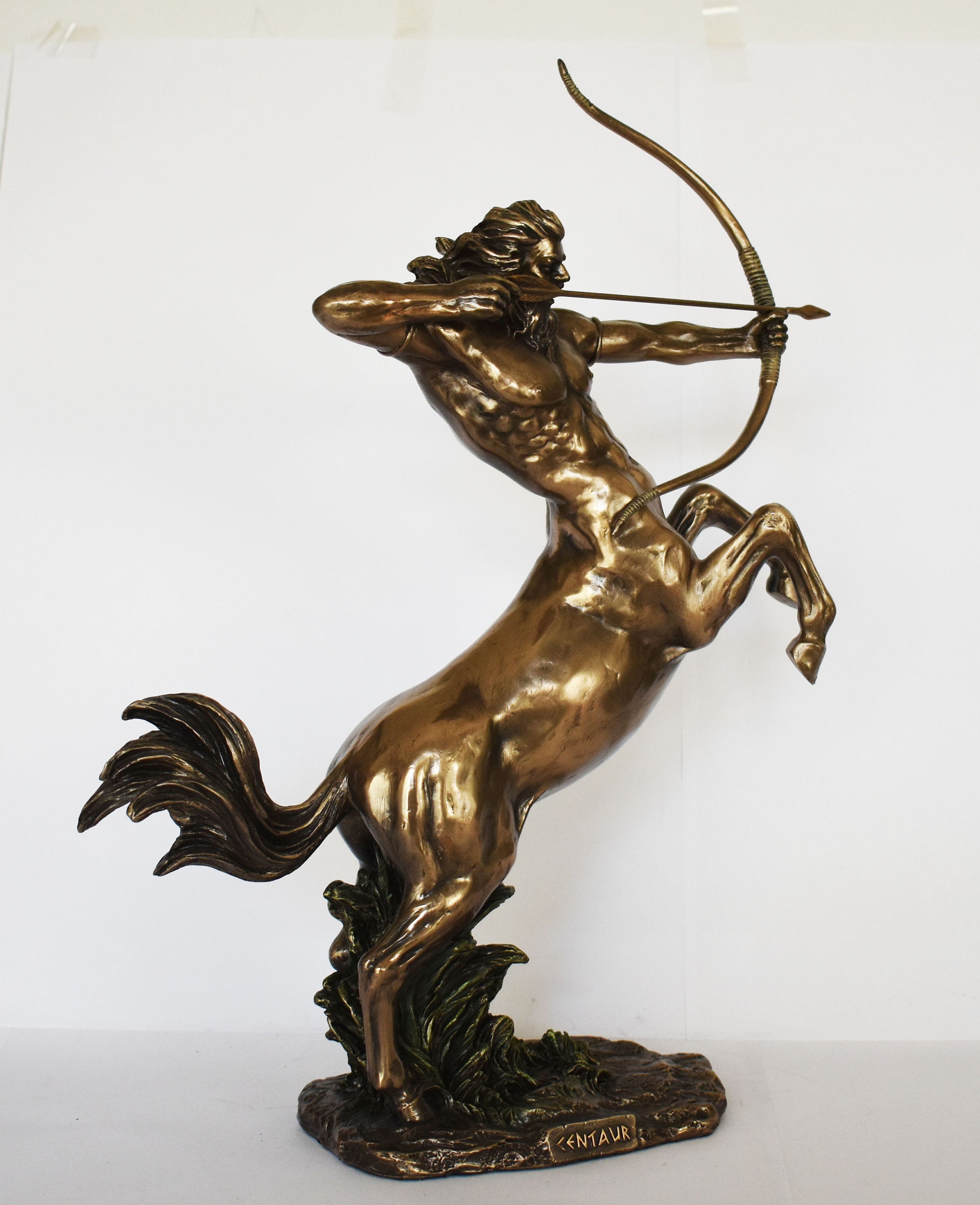 Centaur - Hybrid Creature - Half-Man, Half-Horse - Life in Tribes - Homes  in Caves - Hunting Wild Animals - Cold Cast Bronze Resin