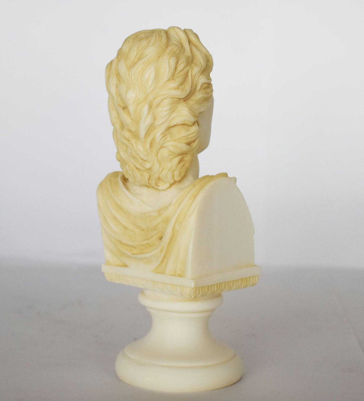 Alexander the Great - Ancient Greece - King of Macedonia - Son of Philip - Alabaster Bust