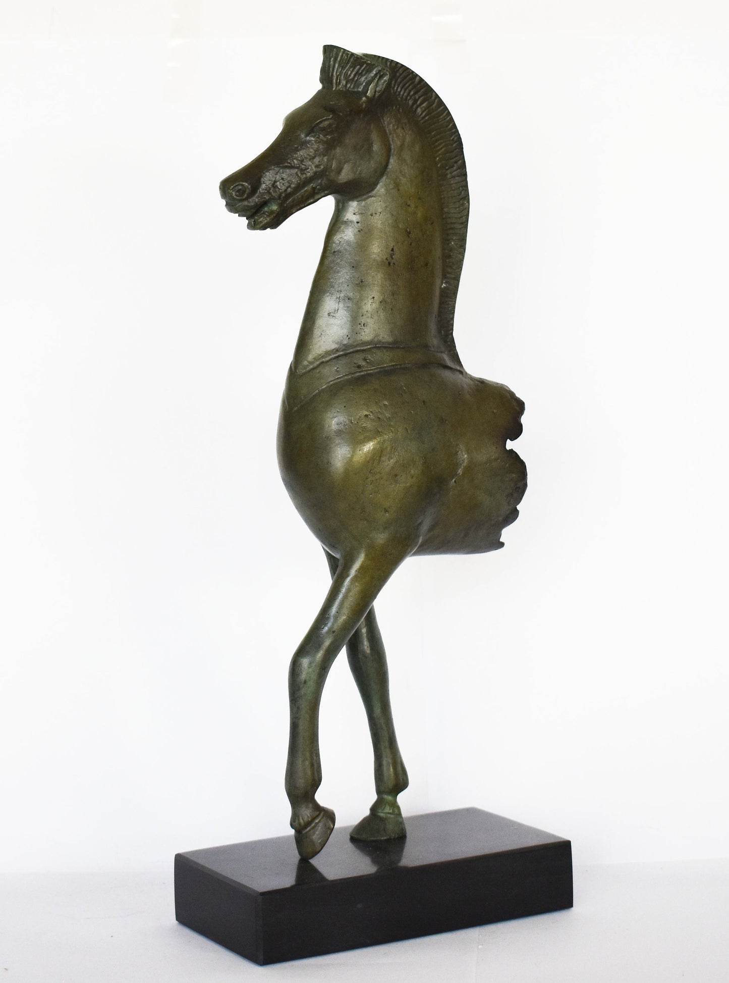 Archaic Acropolis Horse - Symbol of Wealth and Prosperity - Museum Reproduction - pure Bronze Sculpture