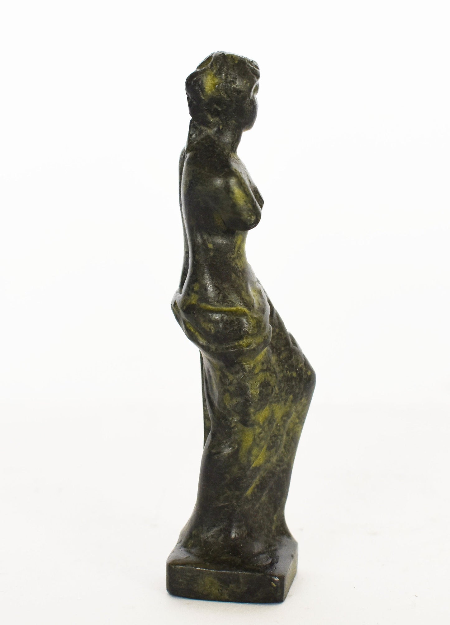 Aphrodite Venus – Greek Roman Goddess of Love, Beauty, Pleasure, Fertility, Desire and Procreation  - Miniature - pure bronze  statue