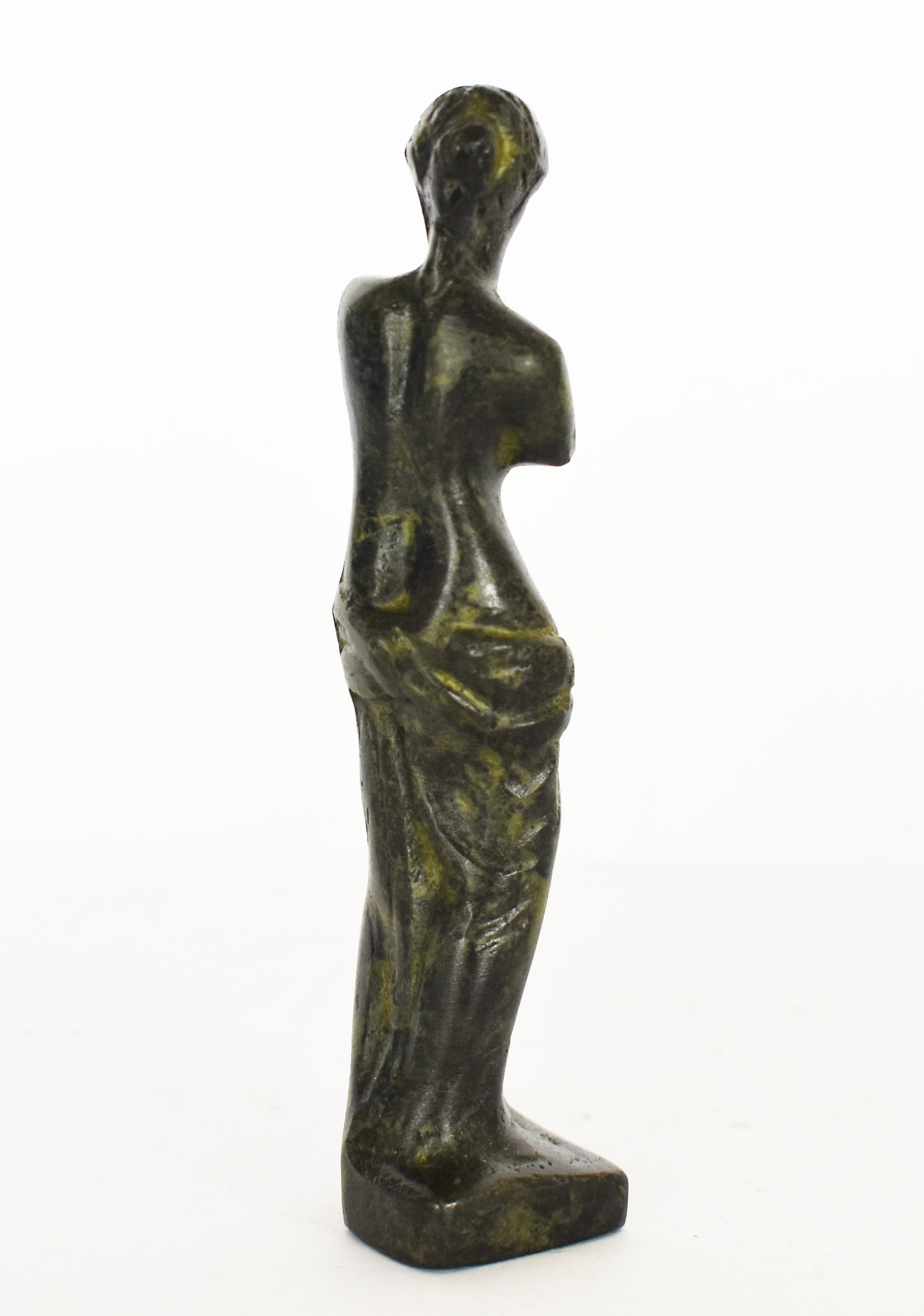 Aphrodite Venus – Greek Roman Goddess of Love, Beauty, Pleasure, Fertility, Desire and Procreation  - Miniature - pure bronze  statue