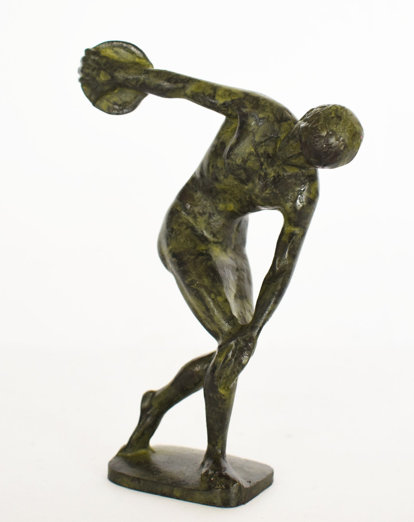 Discobolus of Myron - Discus Thrower - Olympic Games - representation of proportion, harmony, rhythm and balance - pure Bronze Sculpture