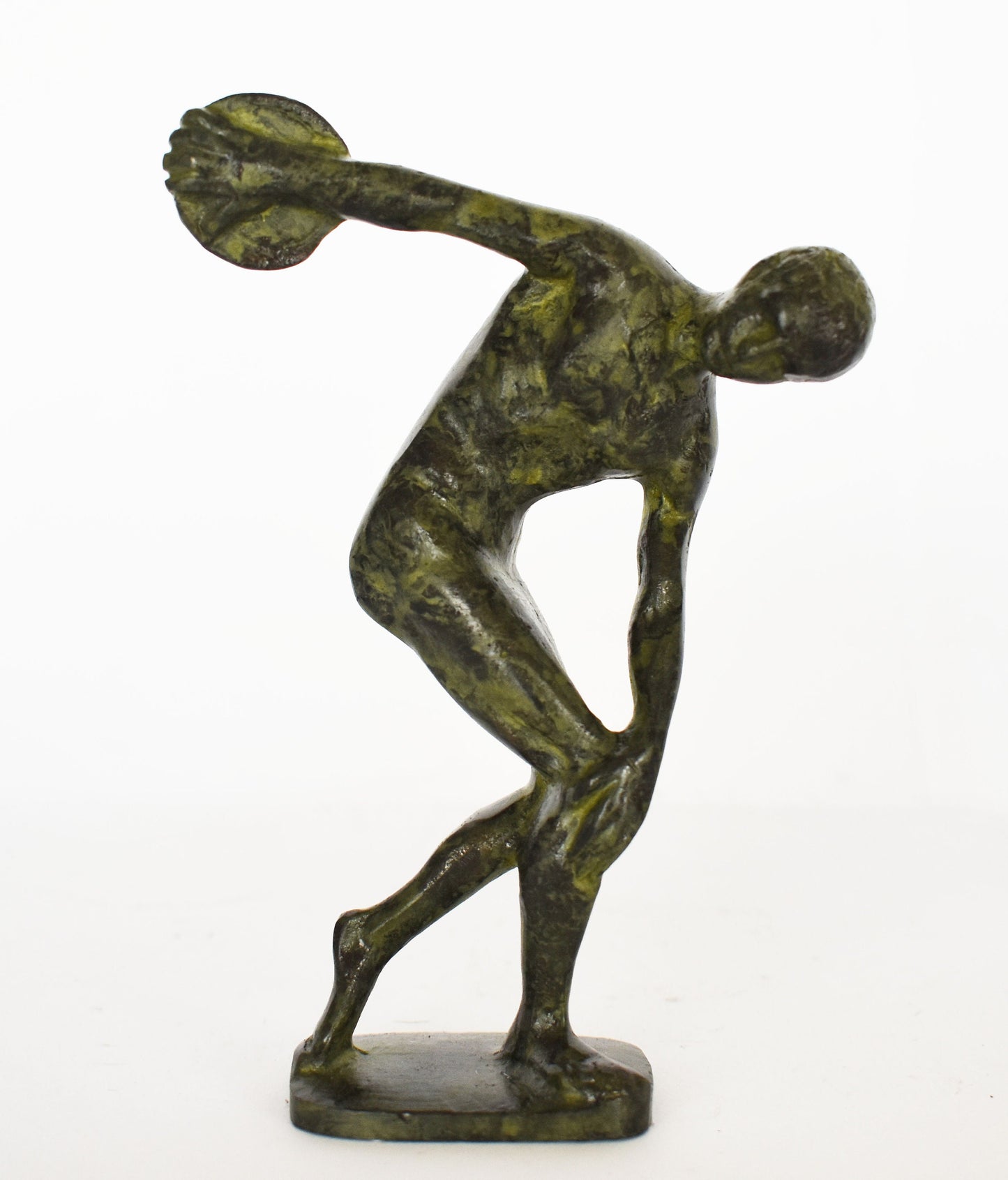 Discobolus of Myron - Discus Thrower - Olympic Games - representation of proportion, harmony, rhythm and balance - pure Bronze Sculpture