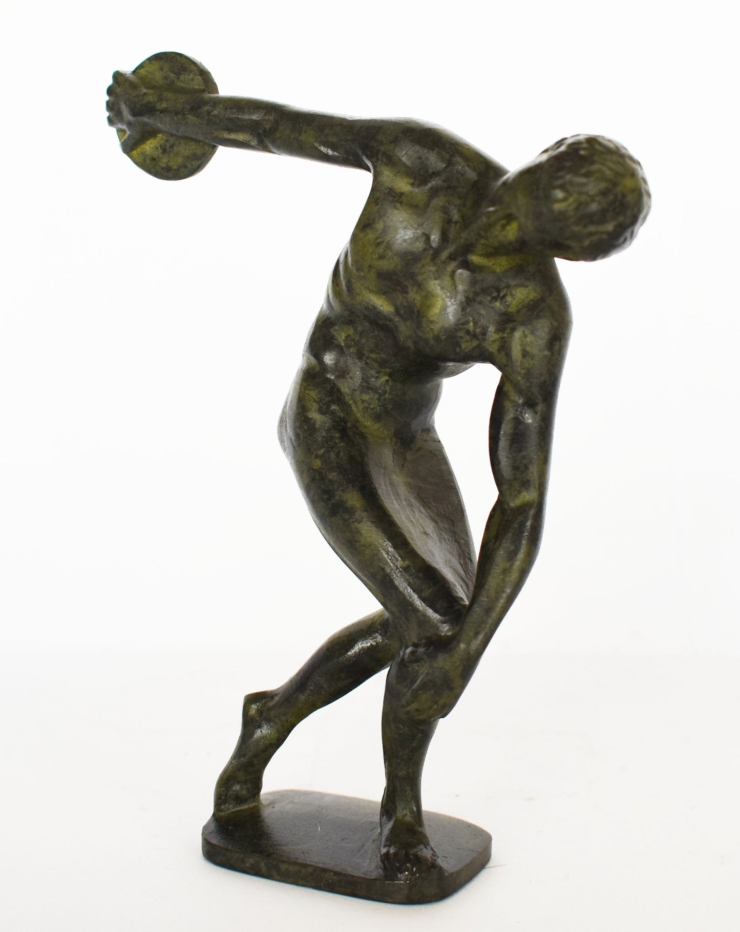 Discobolus of Myron - It shows real life through art, and showing success and motion - pure Bronze Sculpture