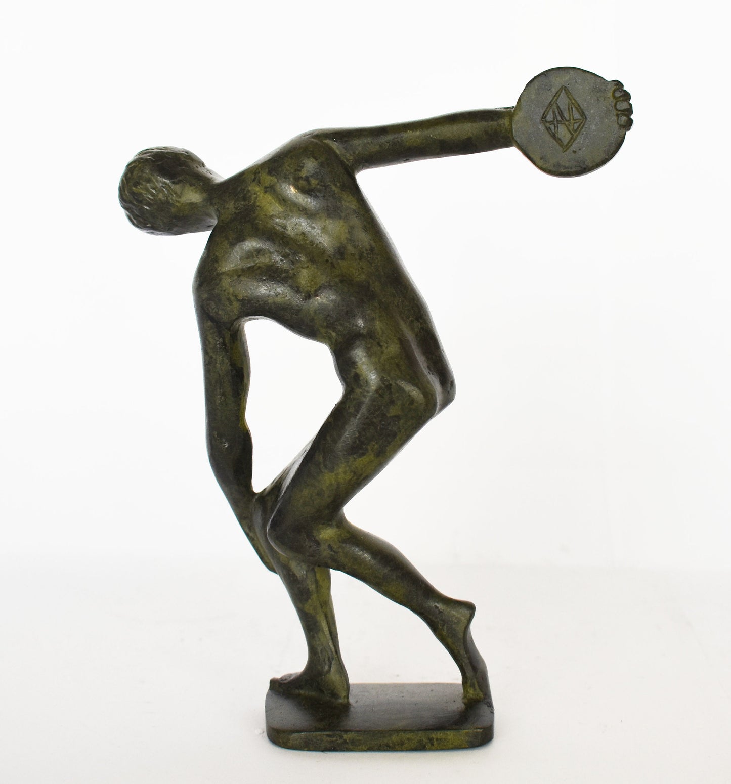 Discobolus of Myron - It shows real life through art, and showing success and motion - pure Bronze Sculpture