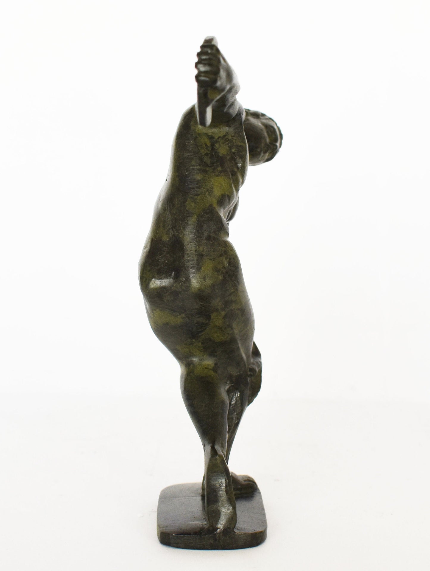 Discobolus of Myron - It shows real life through art, and showing success and motion - pure Bronze Sculpture