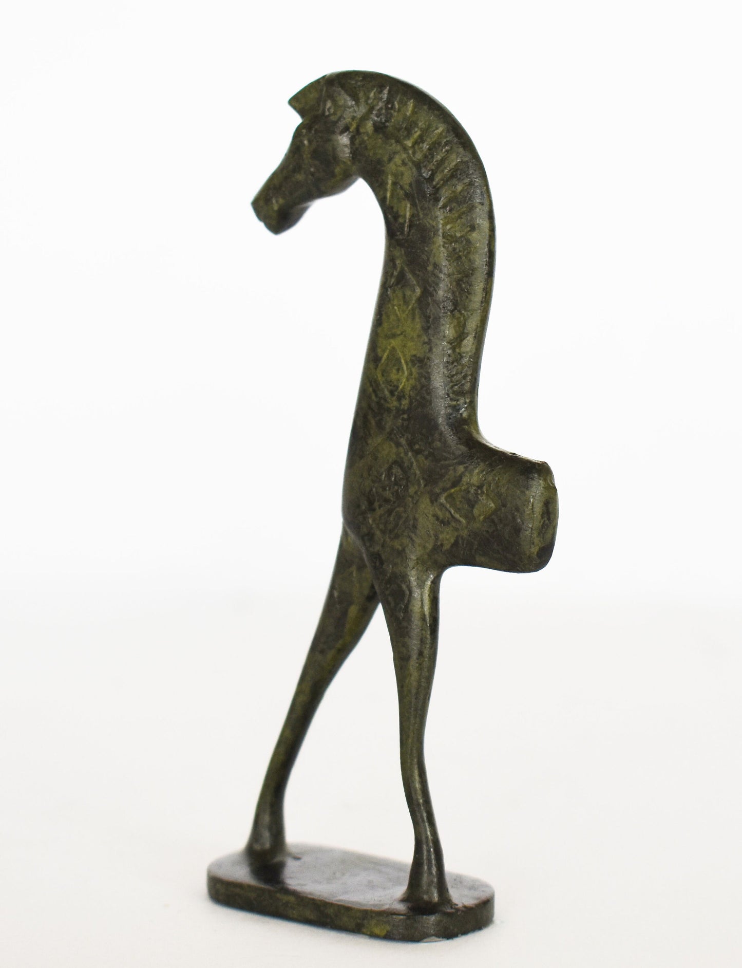 Archaic Acropolis Horse - Symbol of Wealth and Prosperity - Small - Museum Reproduction - pure Bronze Sculpture