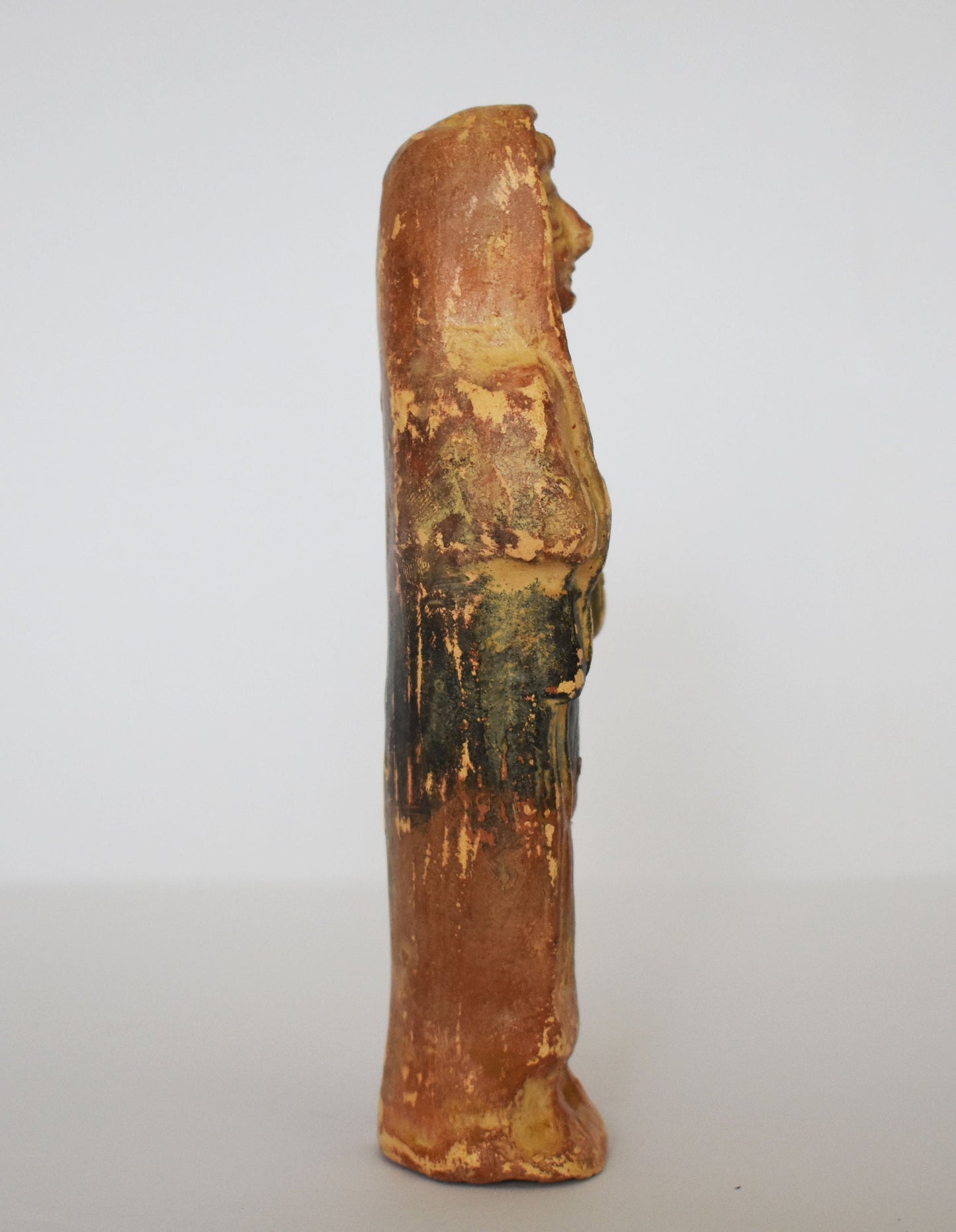 Priest - Cypriot Idol - Spiritual Ceremony - Teracotta Miniature - 1100 BC - Nicosia Museum  - Ceramic Artifact