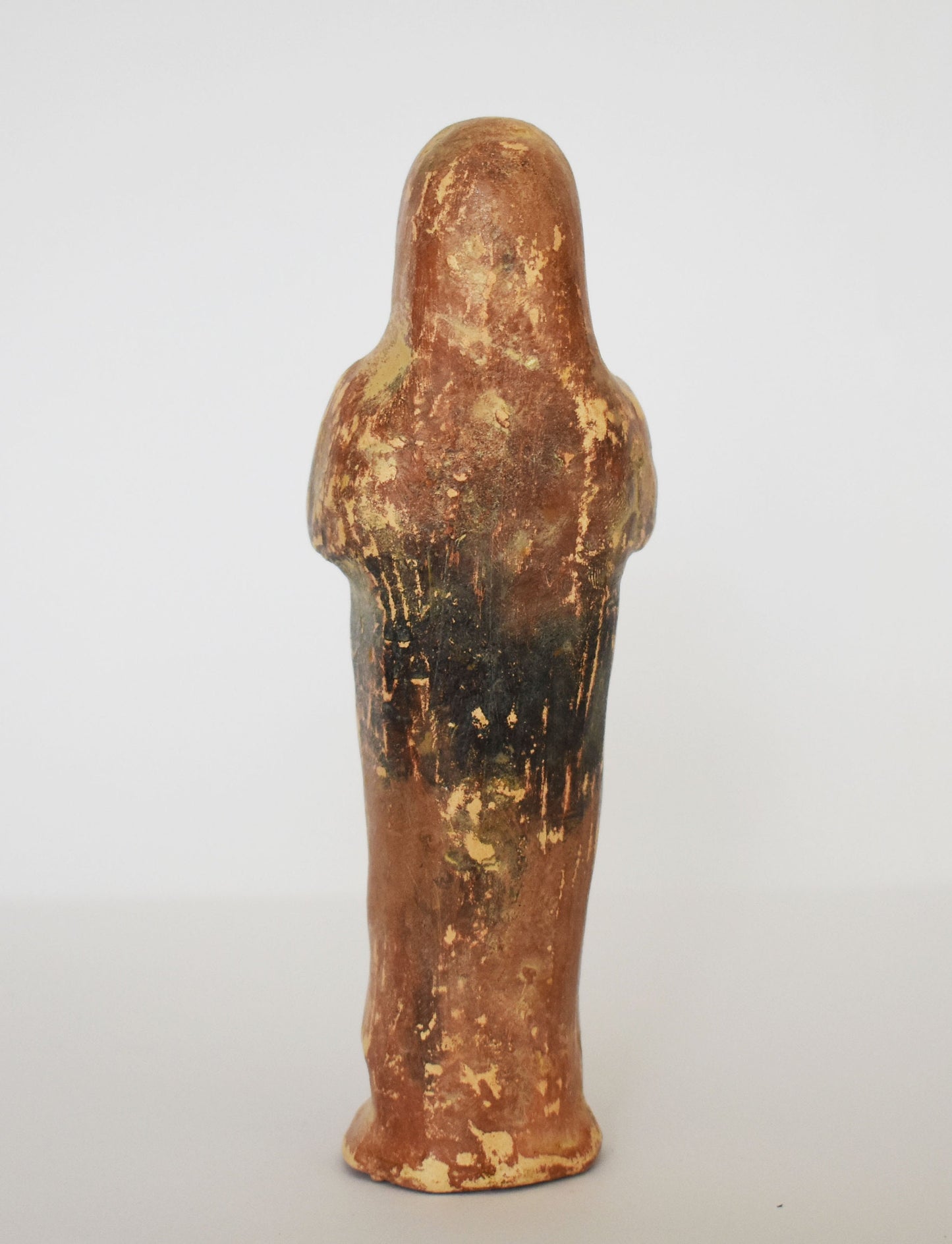 Priest - Cypriot Idol - Spiritual Ceremony - Teracotta Miniature - 1100 BC - Nicosia Museum  - Ceramic Artifact