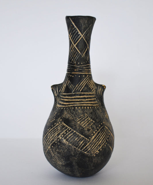 Long Neck Vessel - Cypriot -  1800 BC - Museum Reproduction - Ceramic Artifact