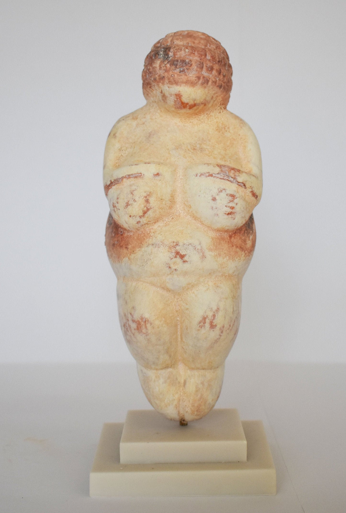Venus of Willendorf - c 25000 BC - Paleolithic Period - Natural History Museum in Vienna, Austria - Ceramic Artifact
