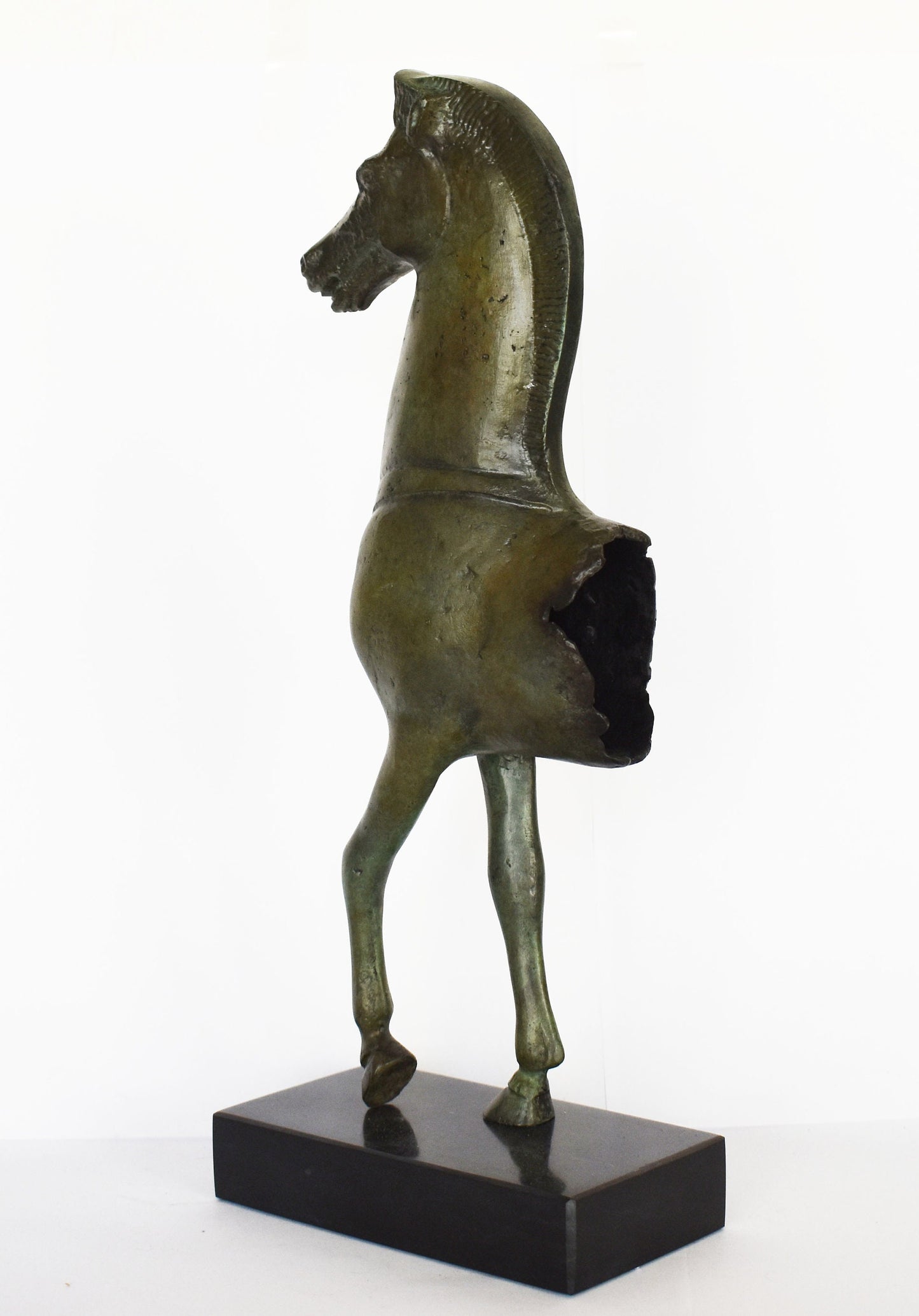 Archaic Acropolis Horse - Symbol of Wealth and Prosperity - Museum Reproduction - pure Bronze Sculpture