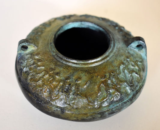 Ancient Greek Vessel - Small Size - Museum Replica - pure Bronze Sculpture