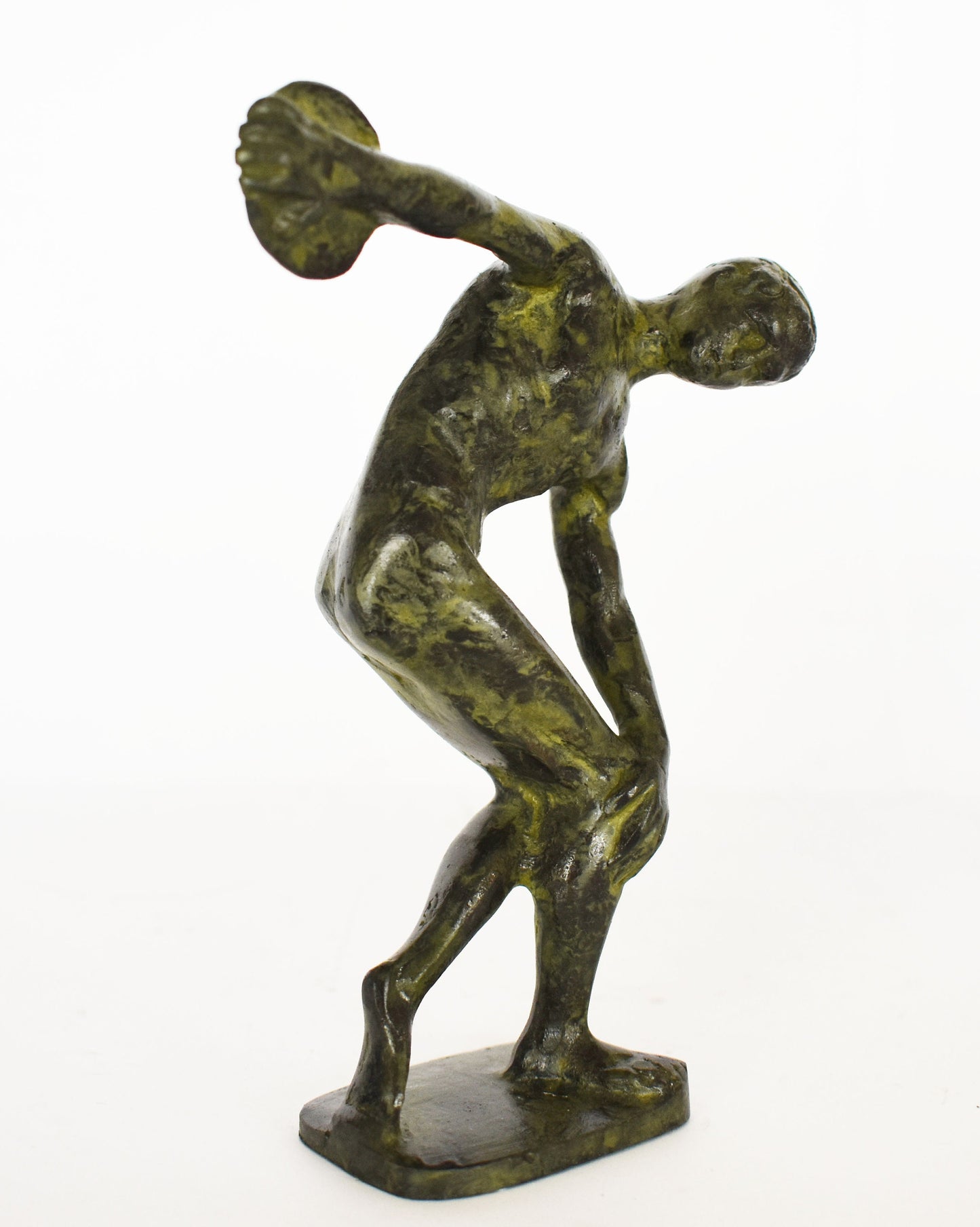 Discobolus of Myron - Discus Thrower - Olympic Games - representation of proportion, harmony, rhythm and balance - pure Bronze Sculpture