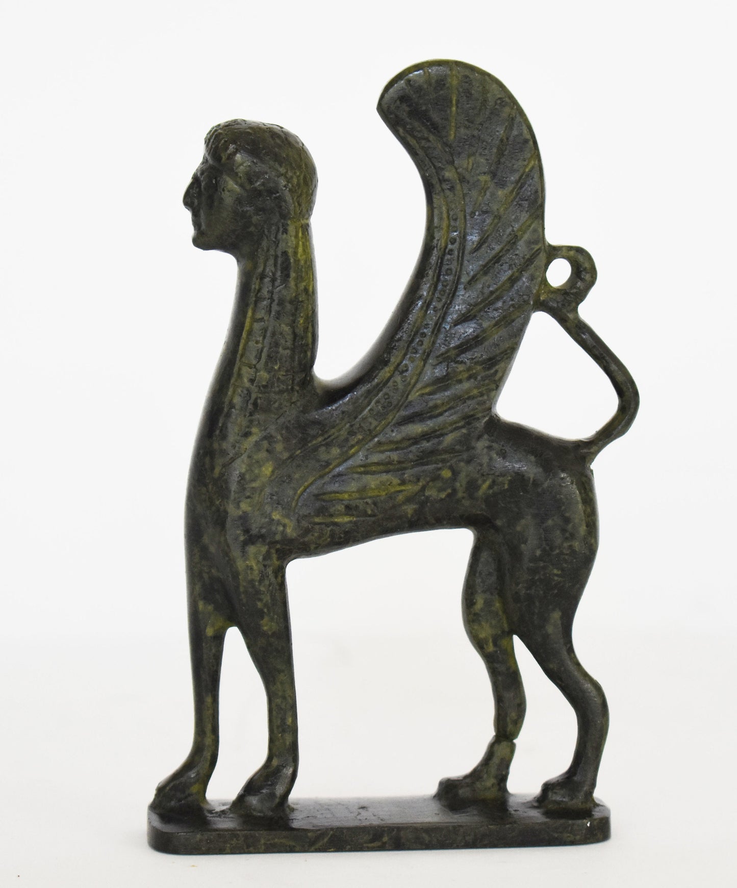 Sphinx - Guardian of Sacred Places, Symbol of Mystery - Composition of the Mortal and the Immortal - Mythology - pure bronze  statue