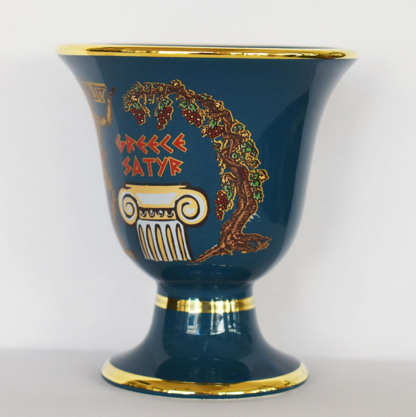 Pythagoras Cup - Fair Cup, Cup of Justice - Satyr -  Creature of the Wild, part Man and part Beast - Ceramic  - Handmade in Greece