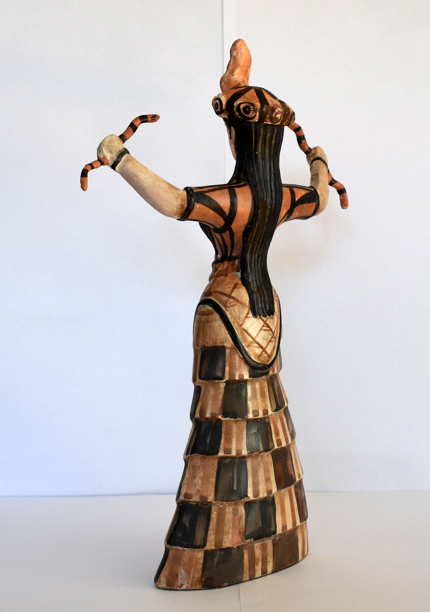 Minoan Snake Goddess - Chtonic Aspects - Symbol of the Underworld, Fertility, Sexuality - Bronze Age, Protector of Nature - Ceramic Artifact