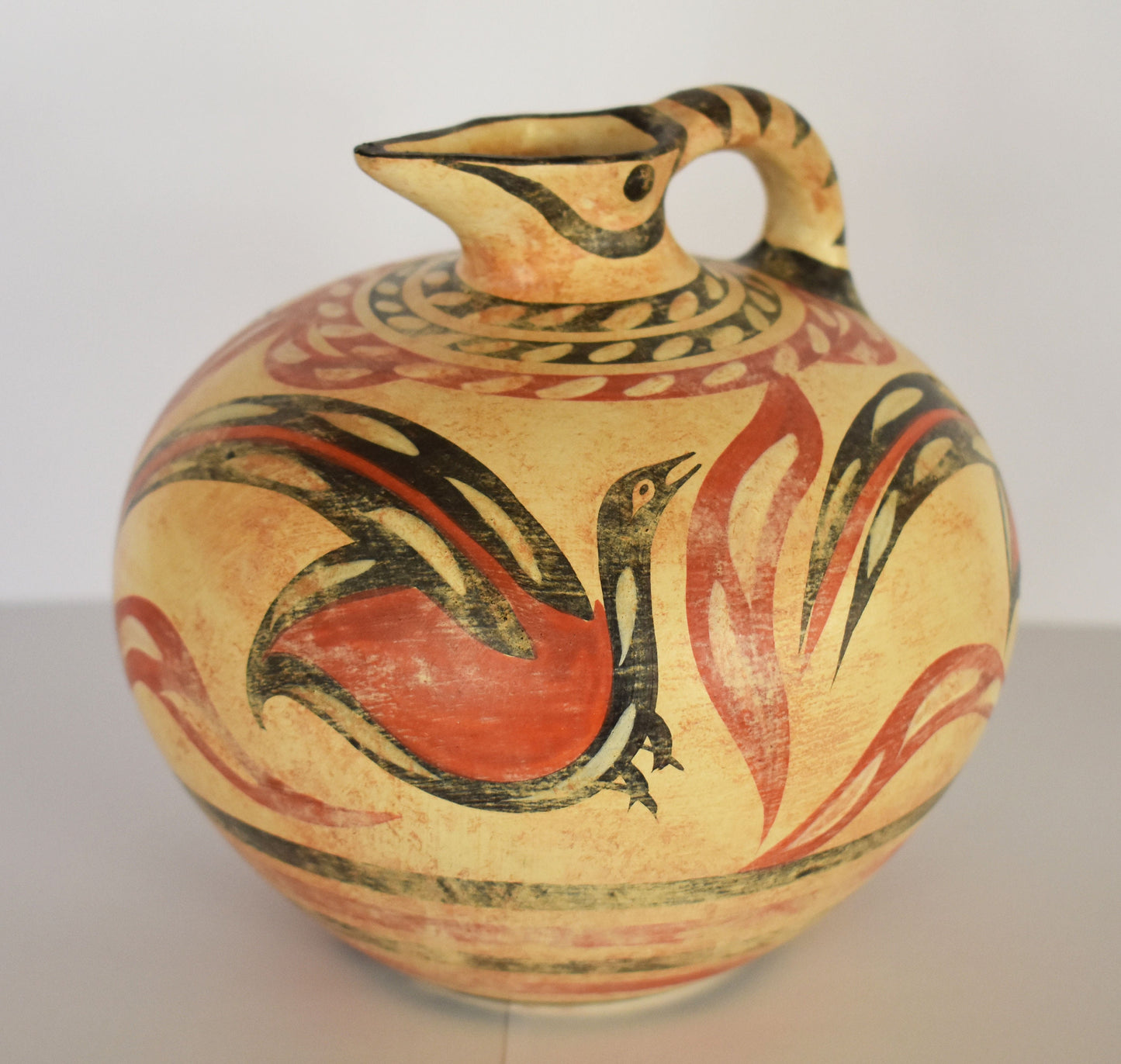 Vessel with Bird - Minoan - Akrotiri, Thera - 1700 BC - Small - Ceramic Vase