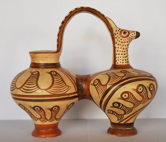 Vessel with Birds - Mycenaean Common Style - 1400-1100 BC - Ceramic Vase