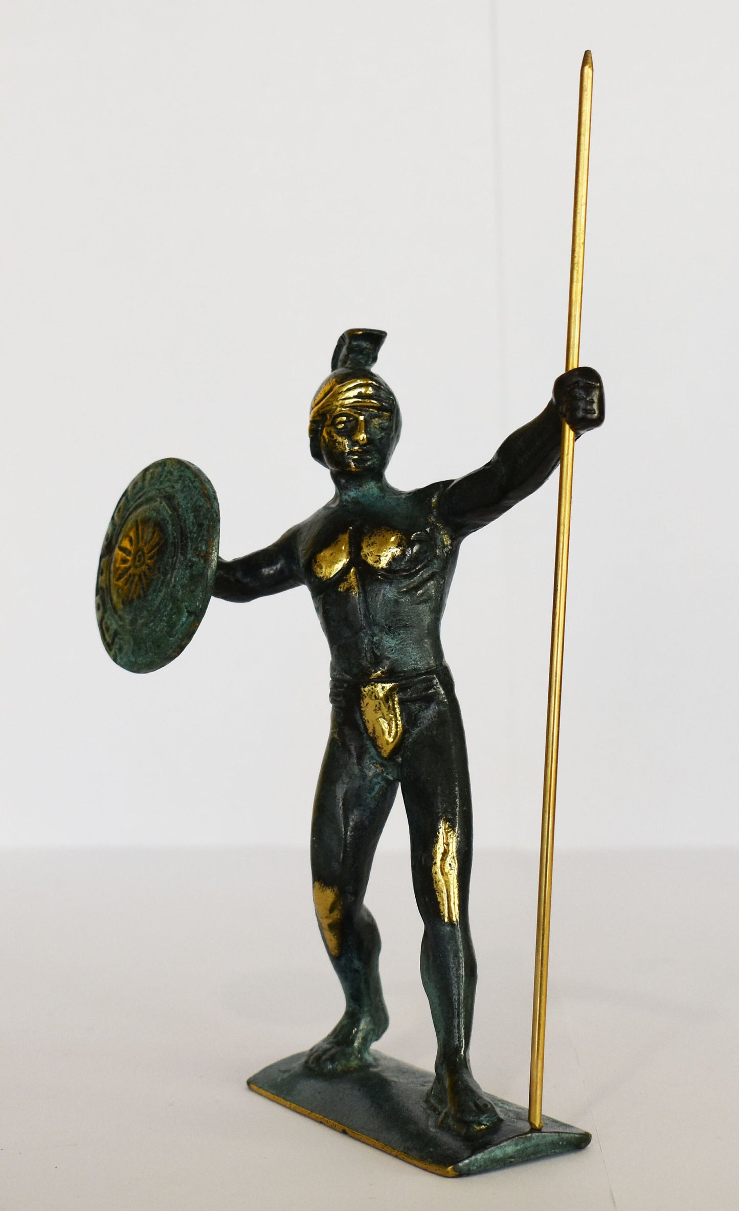Hector - Trojan Prince and Warrior- Son of King Priam and Queen Hecuba - Husband of Andromache - Homer's Iliad - Pure Bronze Statue