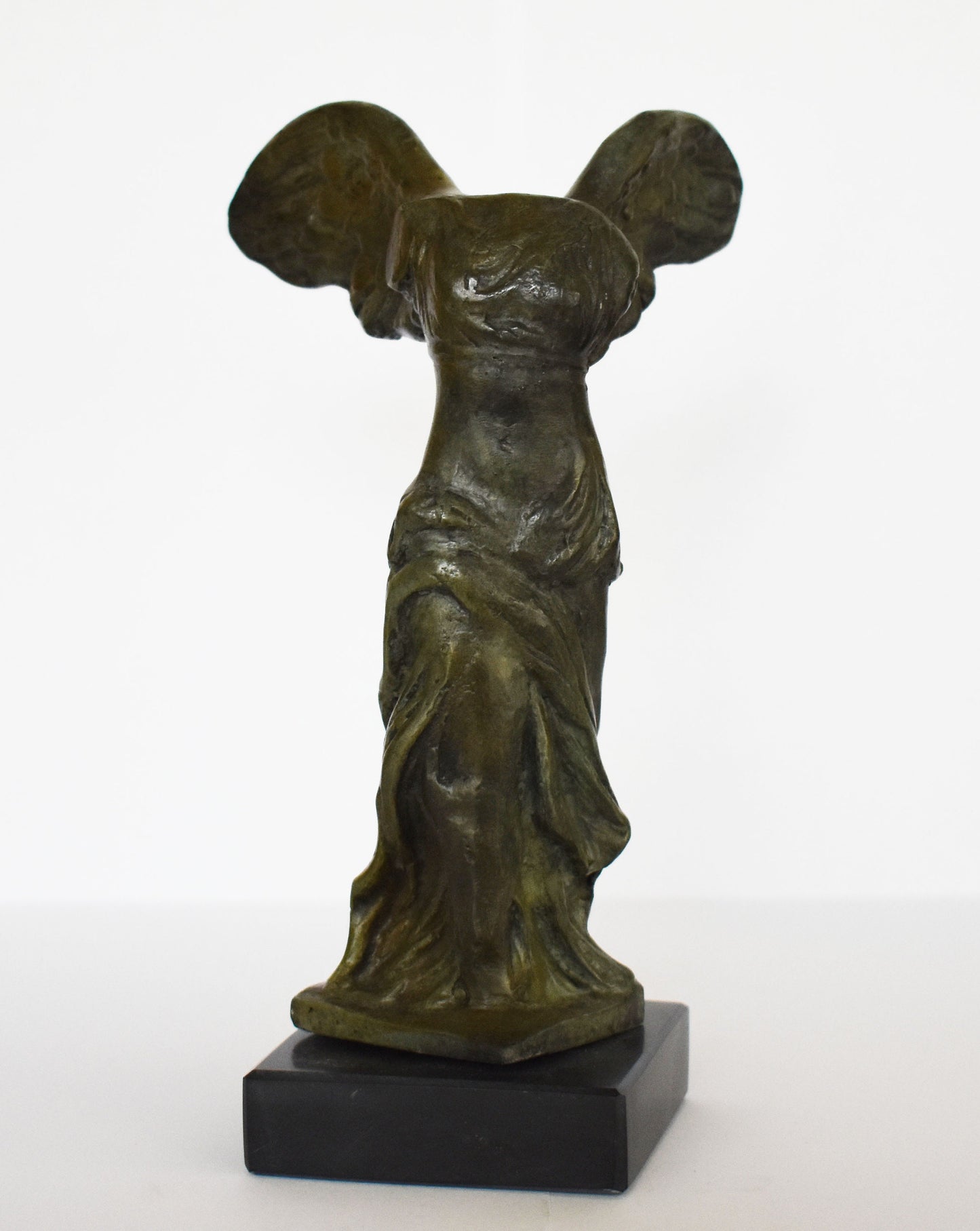 Winged Victory - Nike of Samothrace - the goddess as she descends from the skies to the triumphant Armies - pure Bronze Sculpture