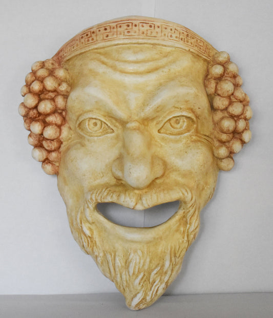 Dionysus Mask - Greek God of Wine, Fertility, Ritual Madness, Theater and Religious Ecstasy- Wall Decoration