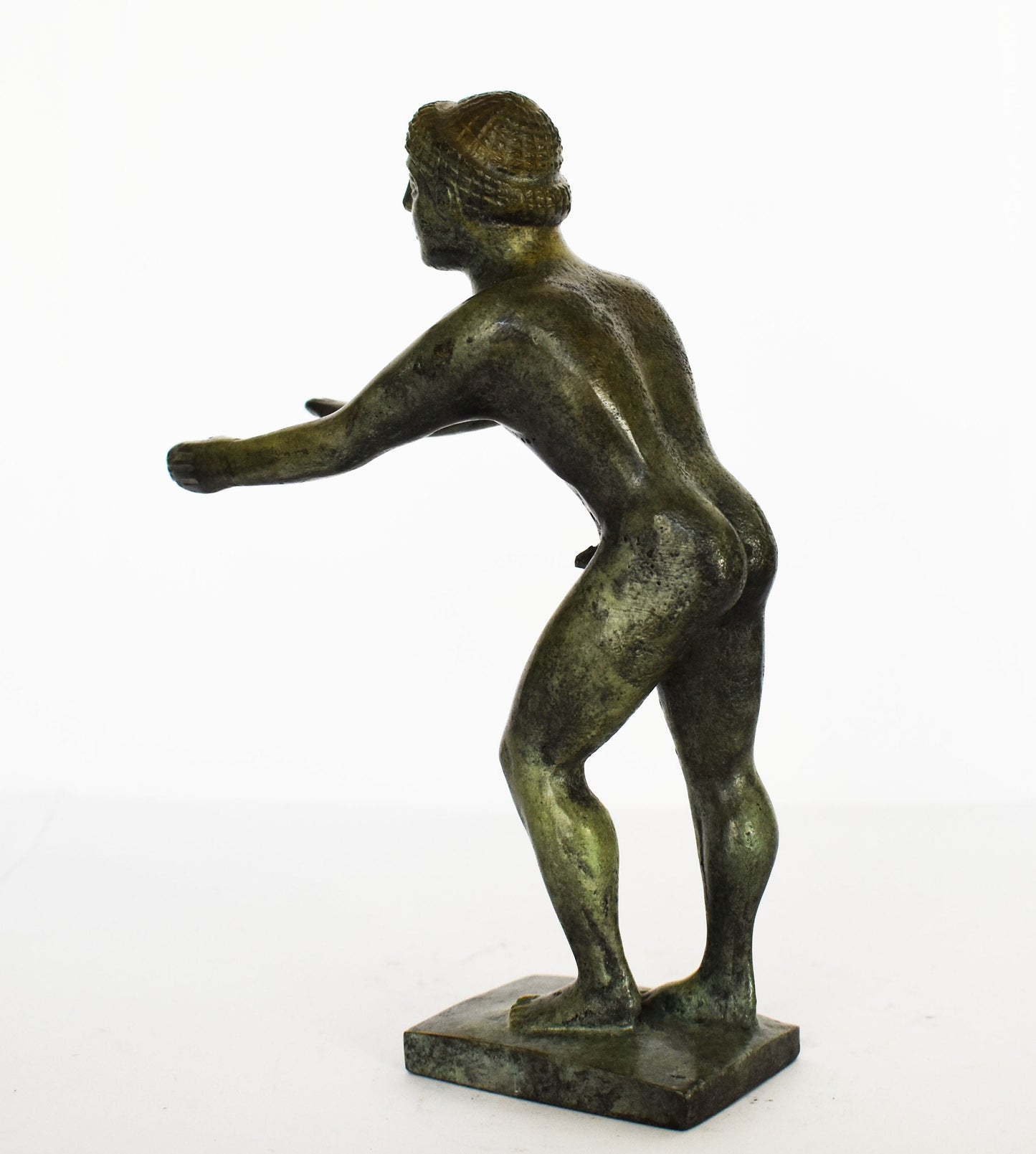 Jumper - Long jump Athlete - Pentathlon's Part - Ancient Greek Olympic Games - pure Bronze sculpture