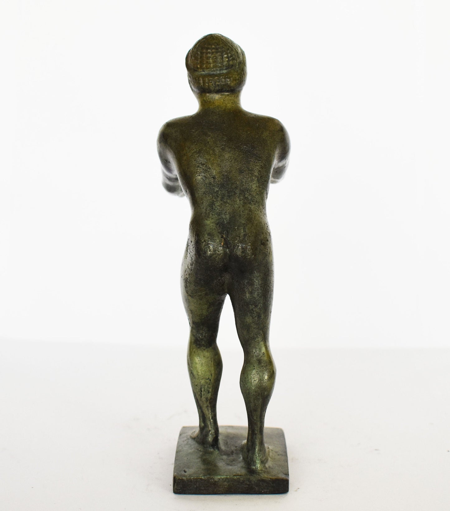 Jumper - Long jump Athlete - Pentathlon's Part - Ancient Greek Olympic Games - pure Bronze sculpture