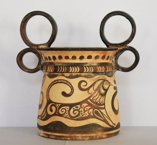 Vessel with Griffin - Minoan - Akrotiri, Thera - 1700 BC - Small - Ceramic Vase
