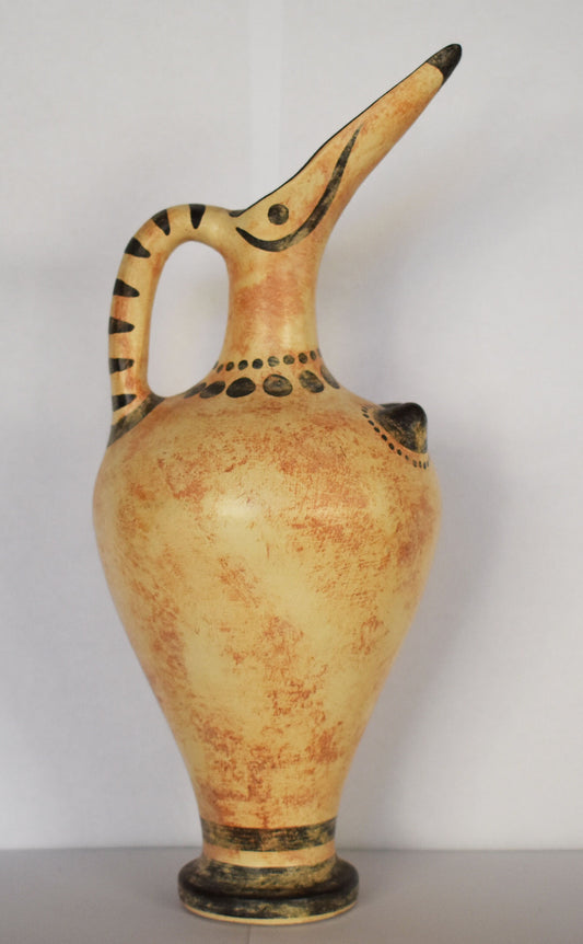 Vessel with Breasts - Fertility Symbol - Minoan - Akrotiri, Thera - 1700 BC - Small - Ceramic Vase