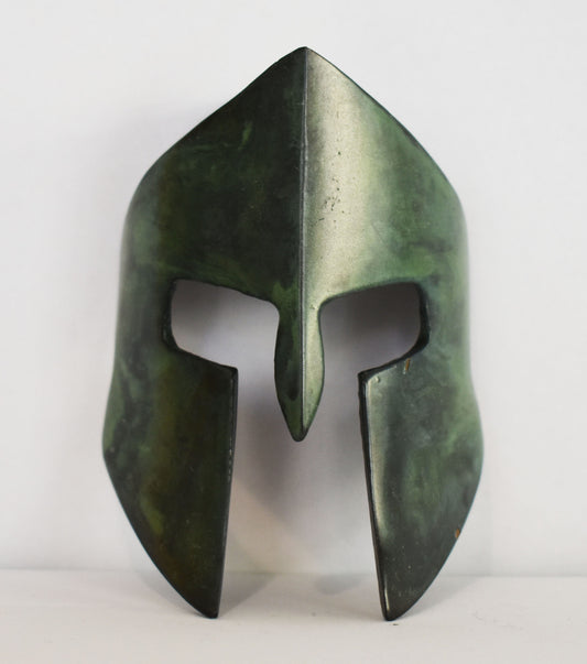 Leonidas Helmet - Legendary Spartan King - Leader of 300 - Thermopylae, 480 BC - Wall Decoration -Small - pure bronze statue