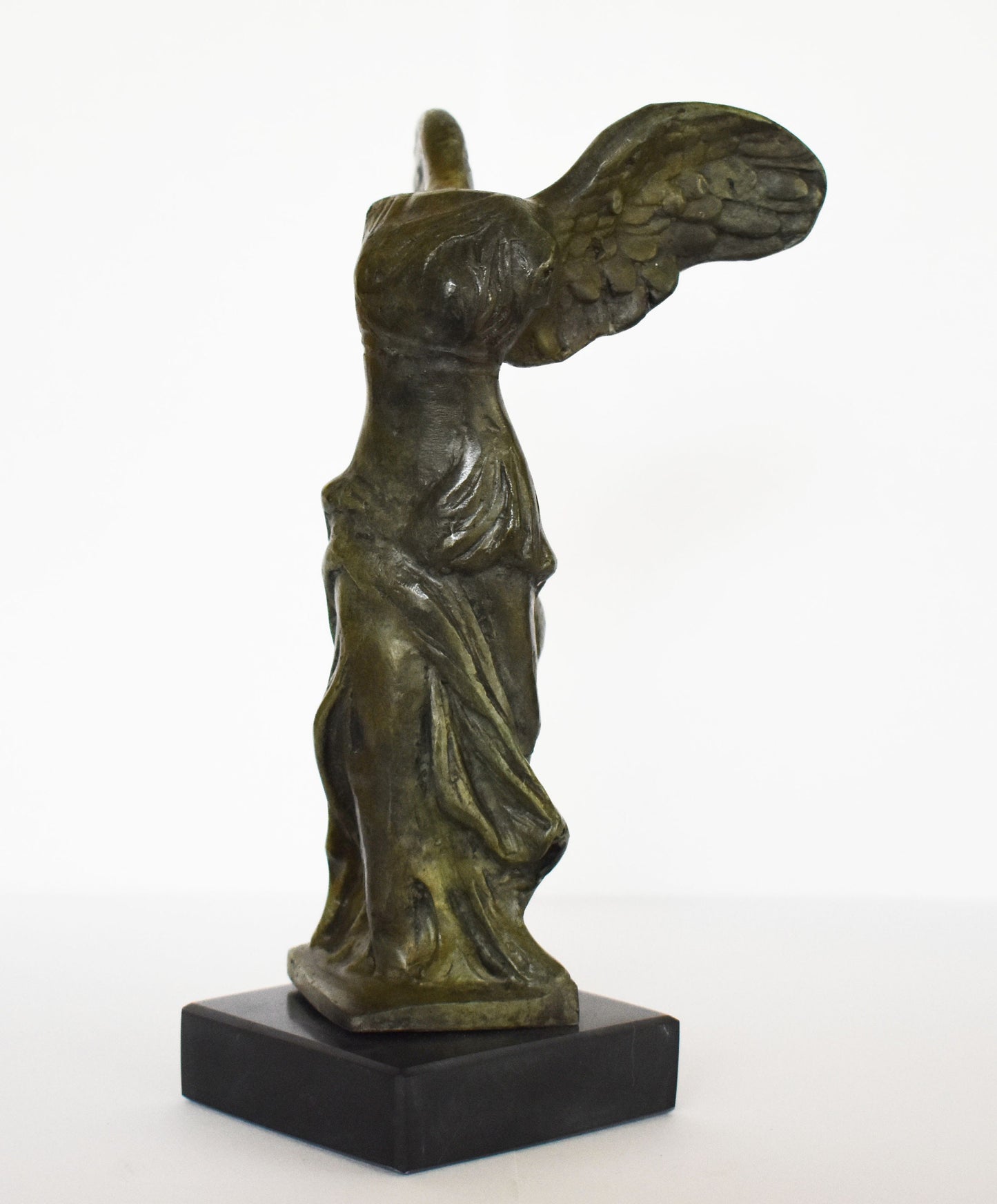 Winged Victory - Nike of Samothrace - the goddess as she descends from the skies to the triumphant Armies - pure Bronze Sculpture