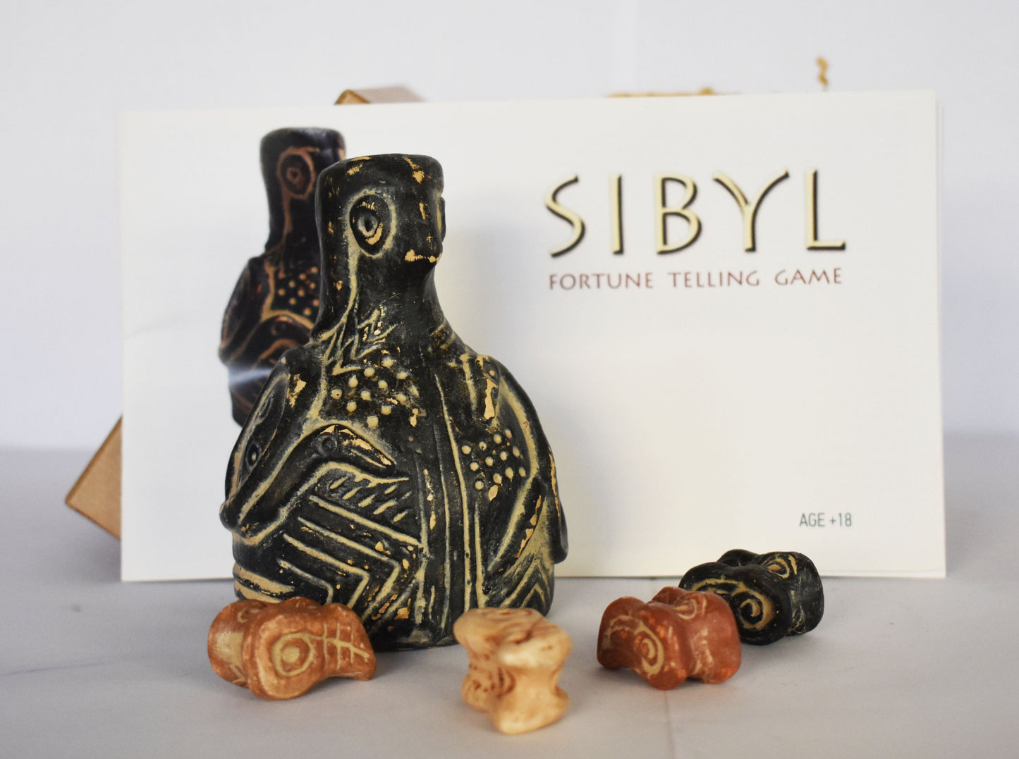 Sibyl - Fortune Telling Game - Inspired by Ancient Greek History and Mythology - With Instructions for Use - Ceramic Artifact