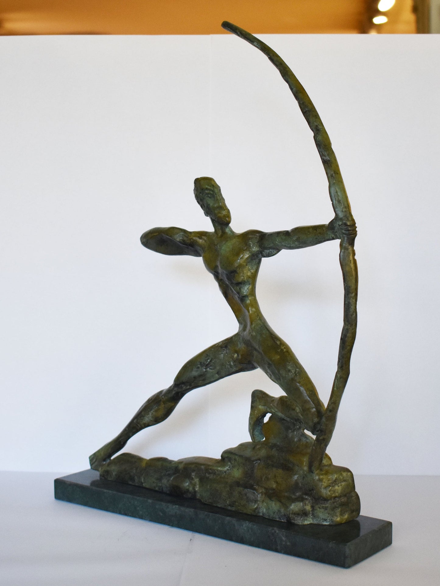 Archer - Toxotae - Classic Period - 500 BC - Ancient Greece - Olympic Games Athlete - Pure Bronze Statue