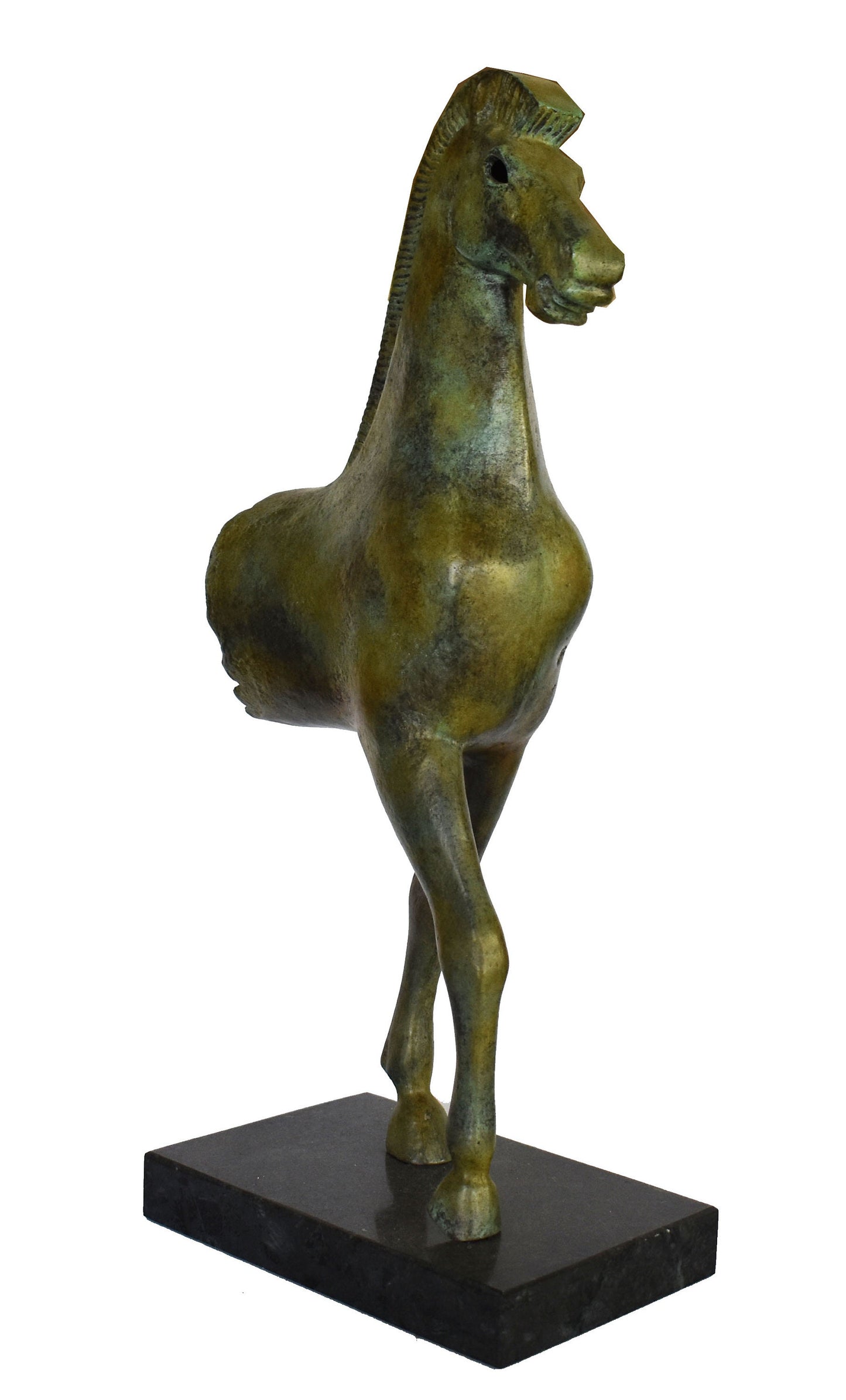 Ancient Greek Horse - Acropolis Museum - Replica - Symbol of Wealth and Prosperity - Pure Bronze Sculpture