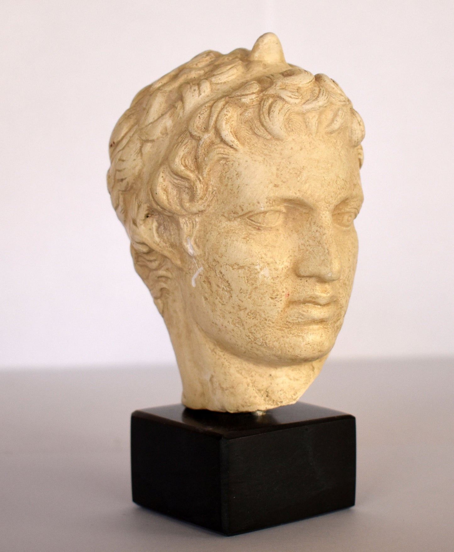 The Marathon Boy or Ephebe of Marathon - National Archaeological Museum of Athens - Small - Reproduction - Head Bust - Casting Stone