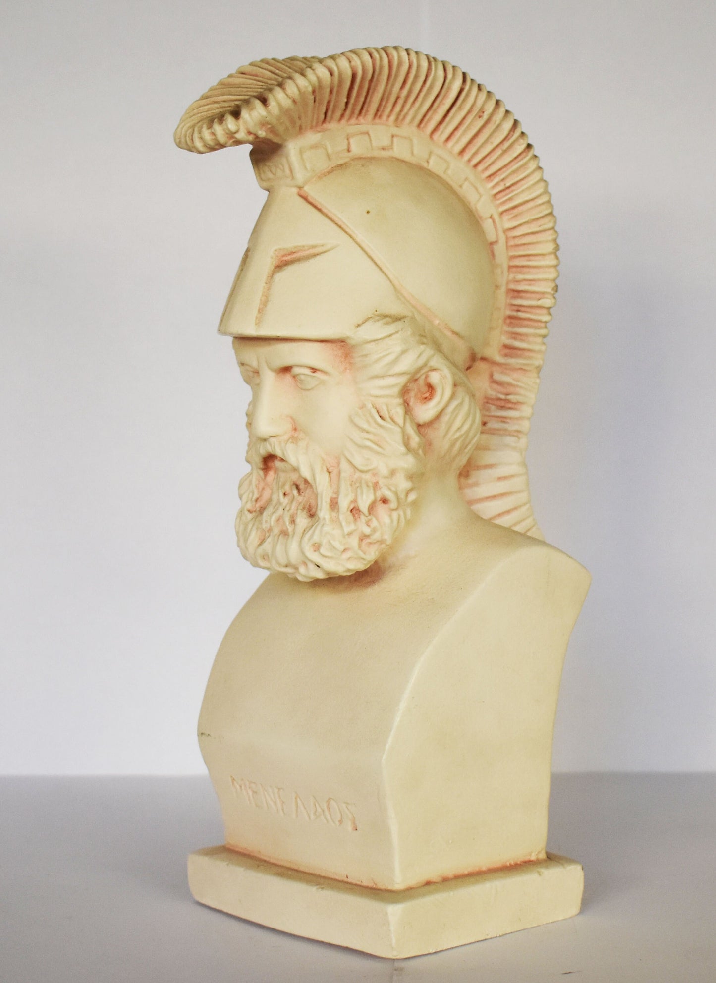 Menelaus - King of Sparta  - Husband of Helen - Brother of Agamemnon - Trojan War - Homer's Iliad - Museum Reproduction - Head Bust