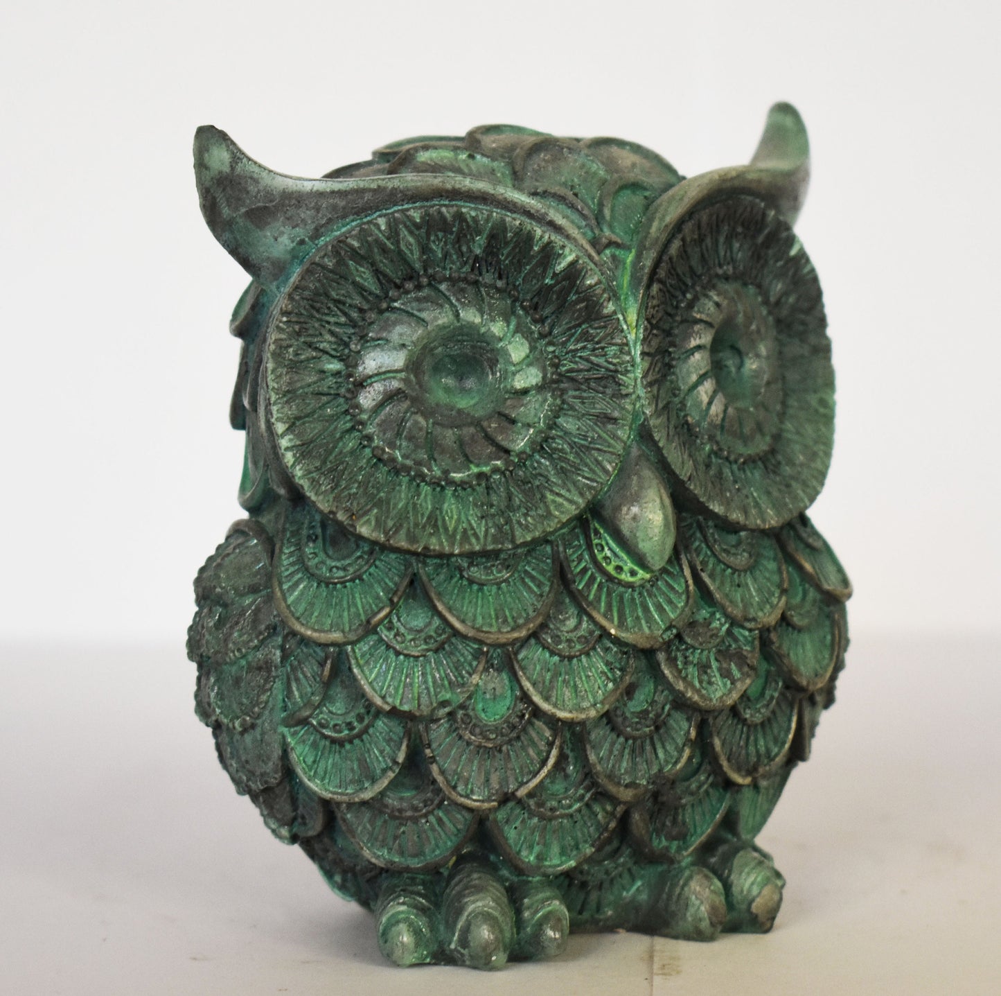Owl of Goddess Athena - represent the literal wisdom and knowledge of Athena in her role as a goddess of wisdom - Casting Stone Statue
