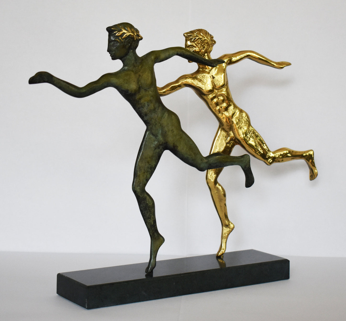 Runners - Ancient Greek Olympic Games - pure Bronze Sculpture