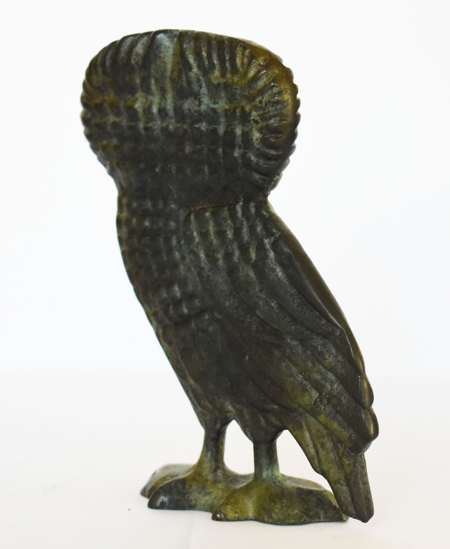 Owl of Wisdom and Intelligence - Small - Symbol of Goddess Athena Minerva - power, justice and divinity - Ancient Greece - Pure Bronze