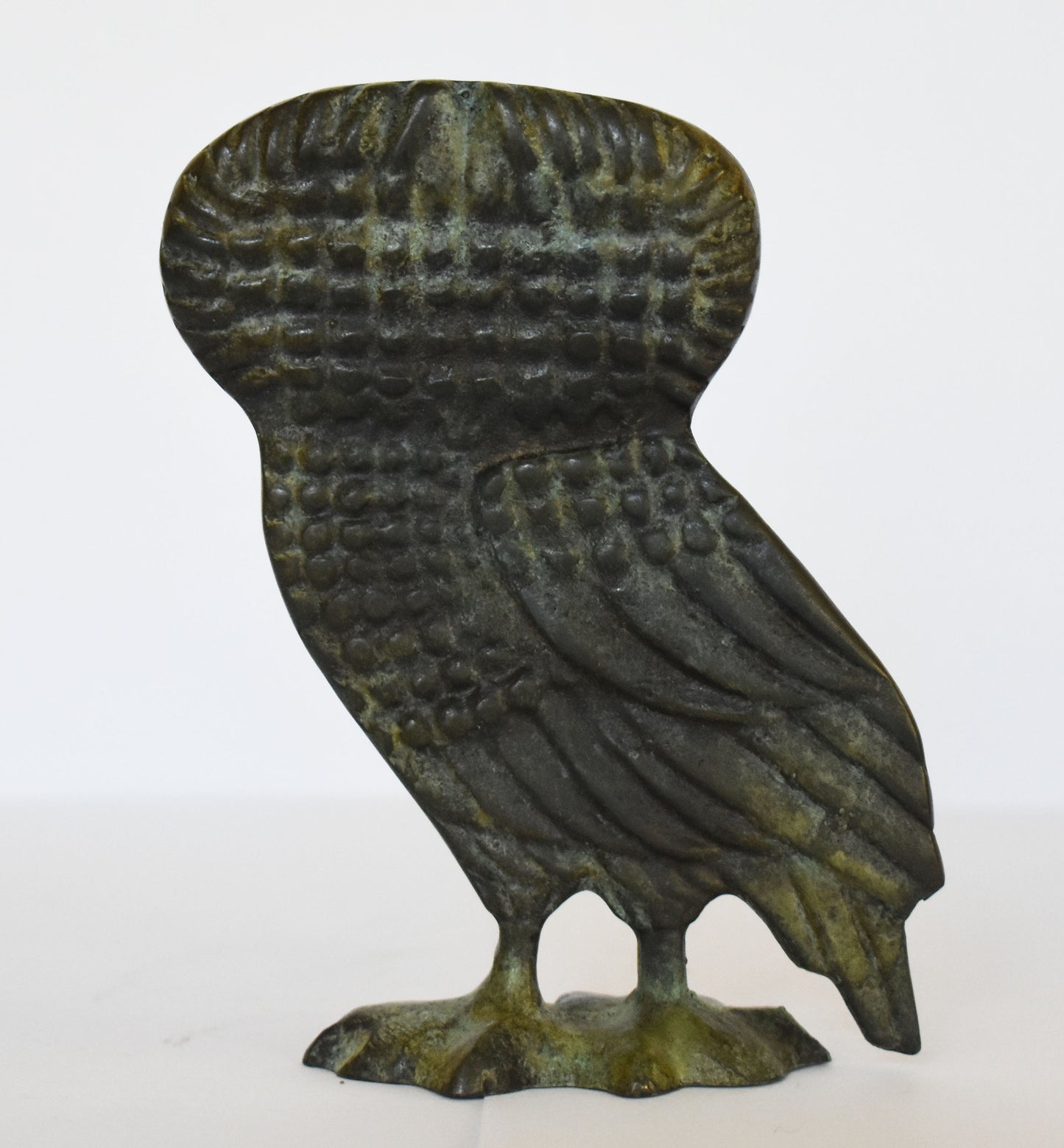 Owl of Wisdom and Intelligence - Small - Symbol of Goddess Athena Minerva - power, justice and divinity - Ancient Greece - Pure Bronze