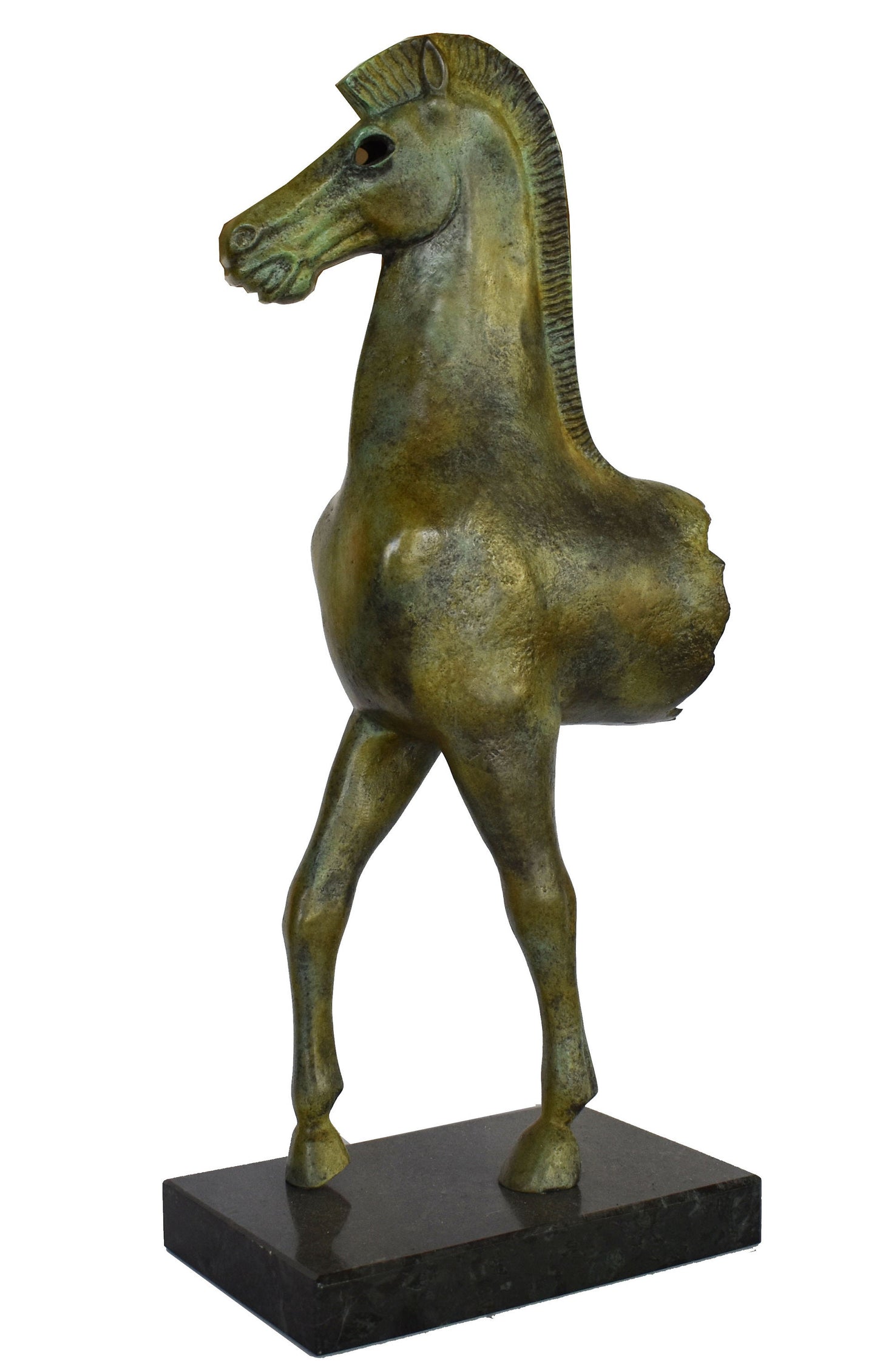 Ancient Greek Horse - Acropolis Museum - Replica - Symbol of Wealth and Prosperity - Pure Bronze Sculpture