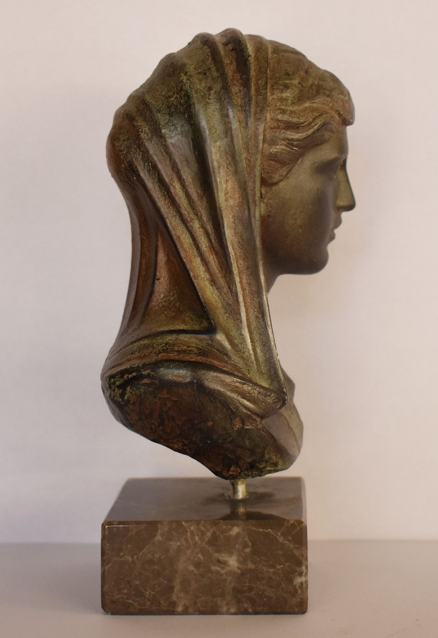 Olympias - 375–316 BC - Wife of Philip II - Mother of Alexander the Great - Replica - Bronze Color Effect - Head Bust