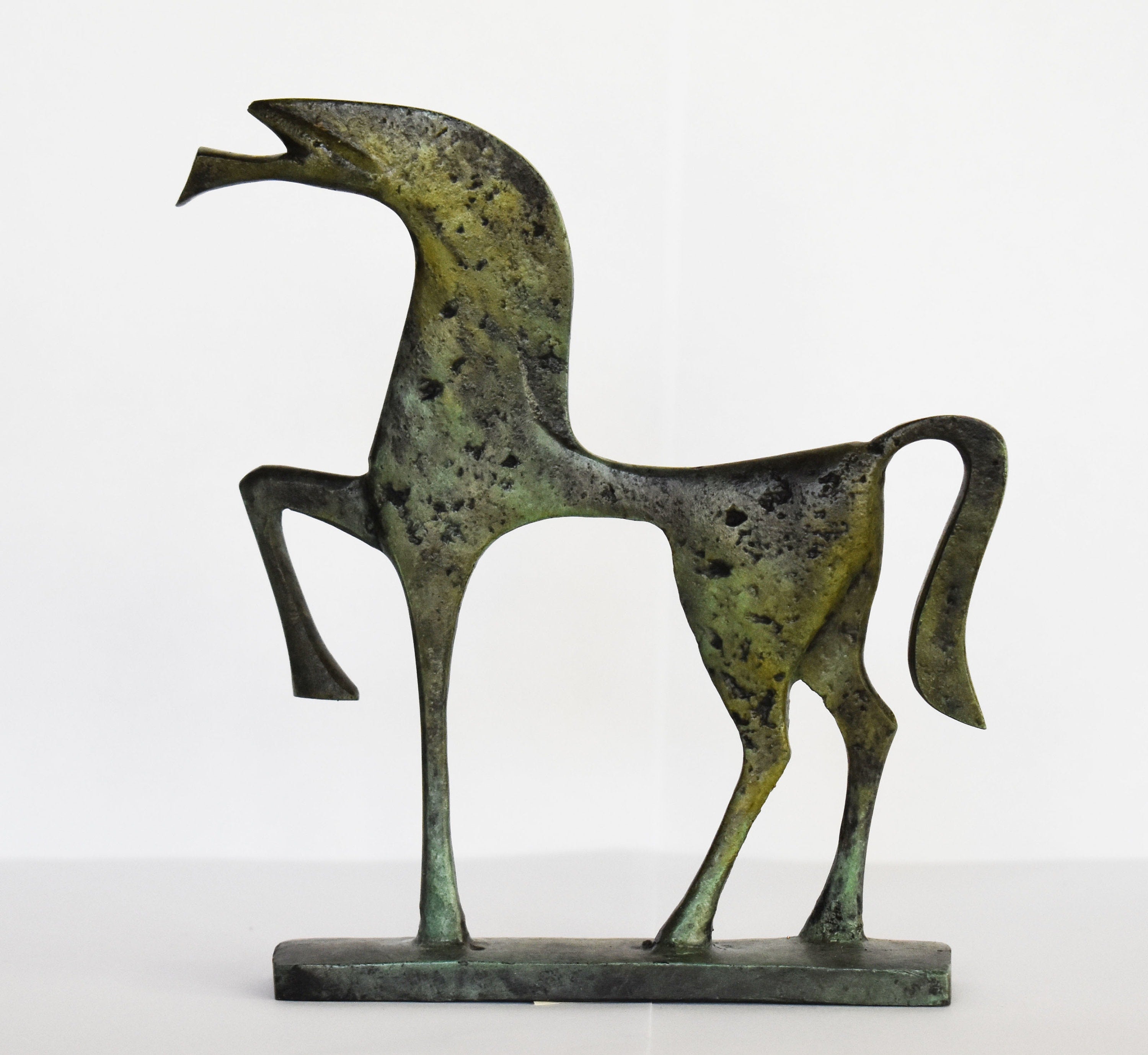 Ancient Greek Horse - Symbol of Wealth buying and Prosperity - Small - Pure Bronze Statue